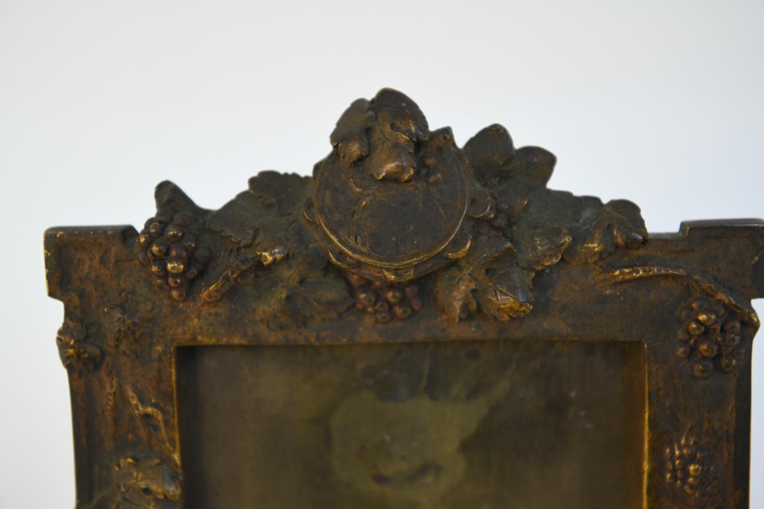 Art Nouveau Albert Marionnet Bronze Picture Frame