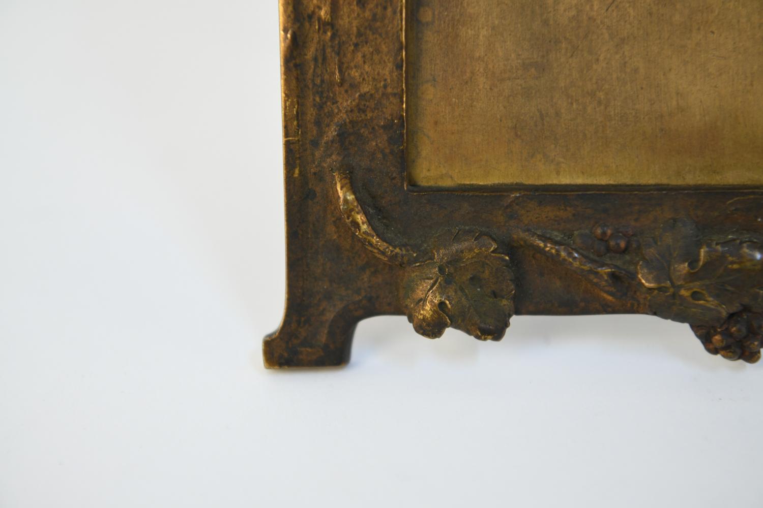 Late 19th Century Albert Marionnet Bronze Picture Frame