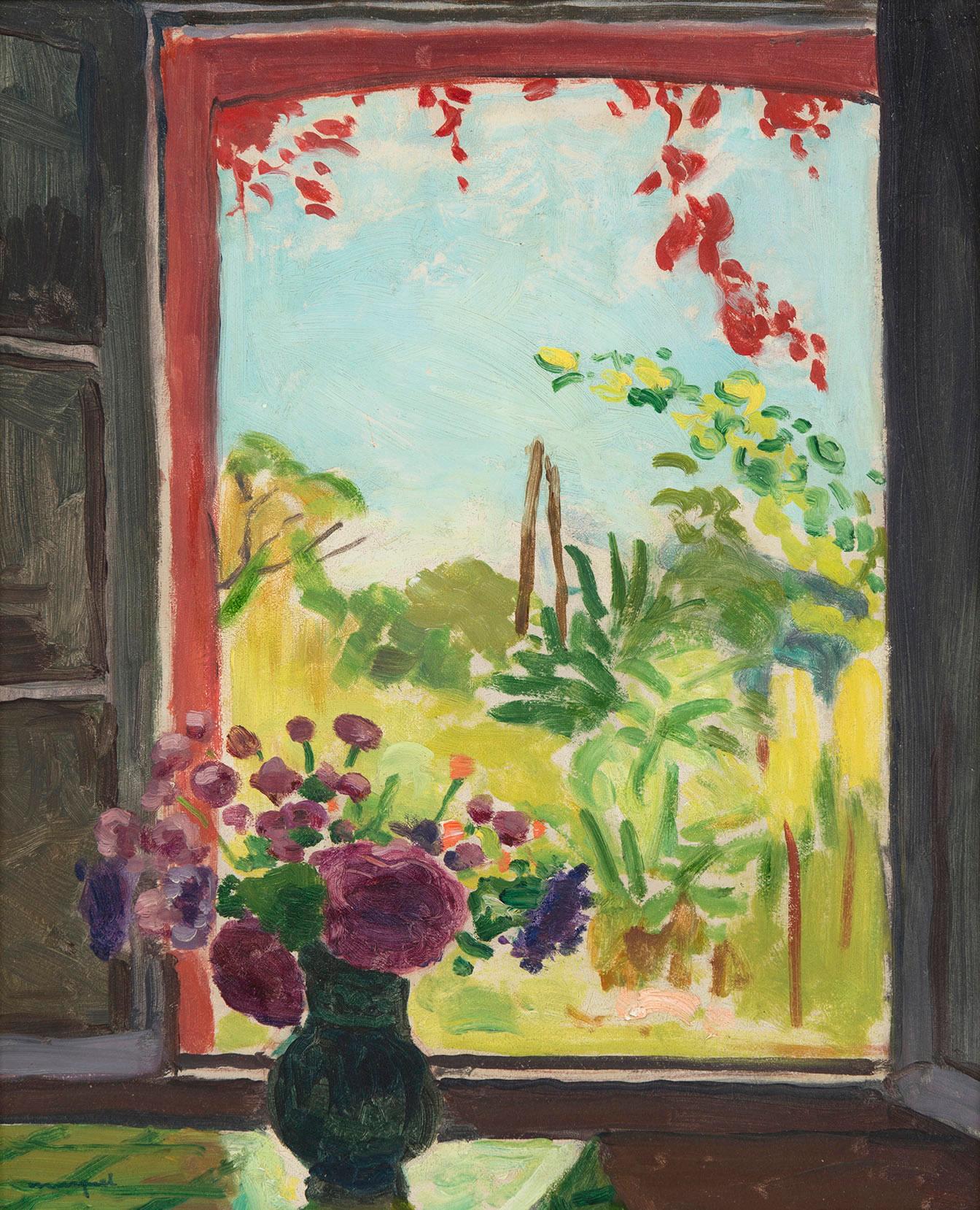 Albert Marquet Interior Painting - La fenêtre à Méricourt