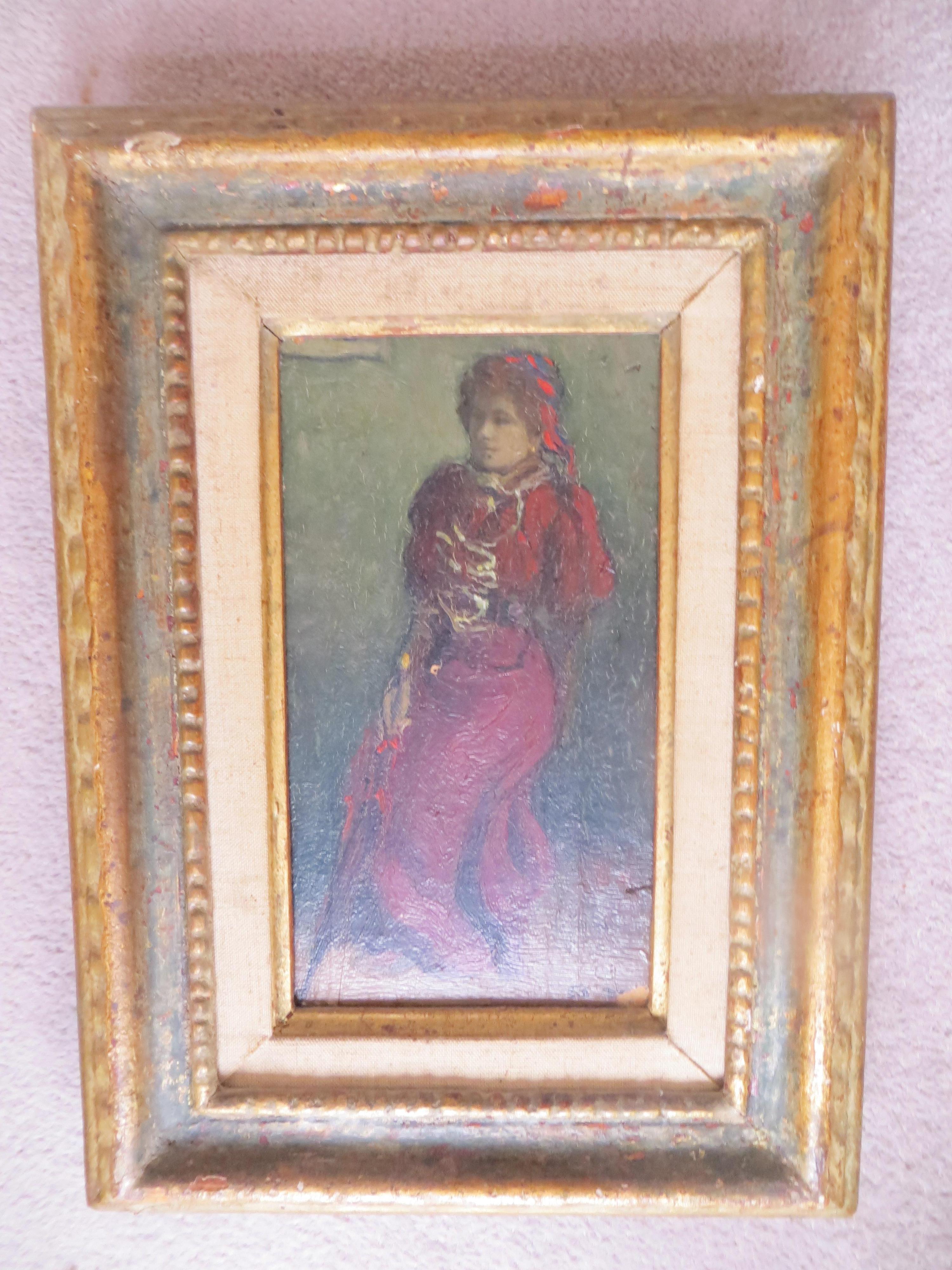 Portrait d'une vieille femme algérienne   Par Albert Marquet en vente 1