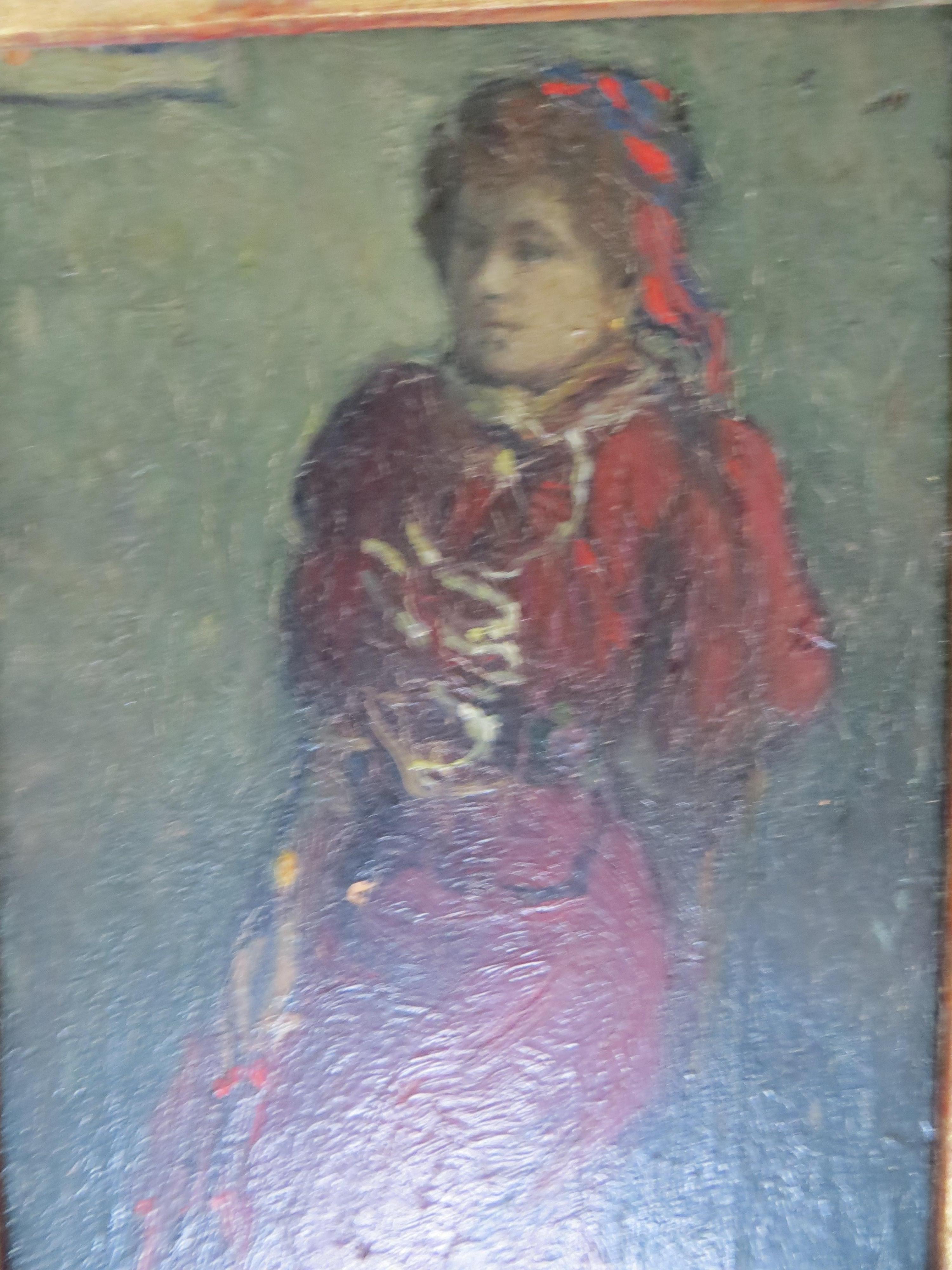 Portrait d'une vieille femme algérienne   Par Albert Marquet en vente 3