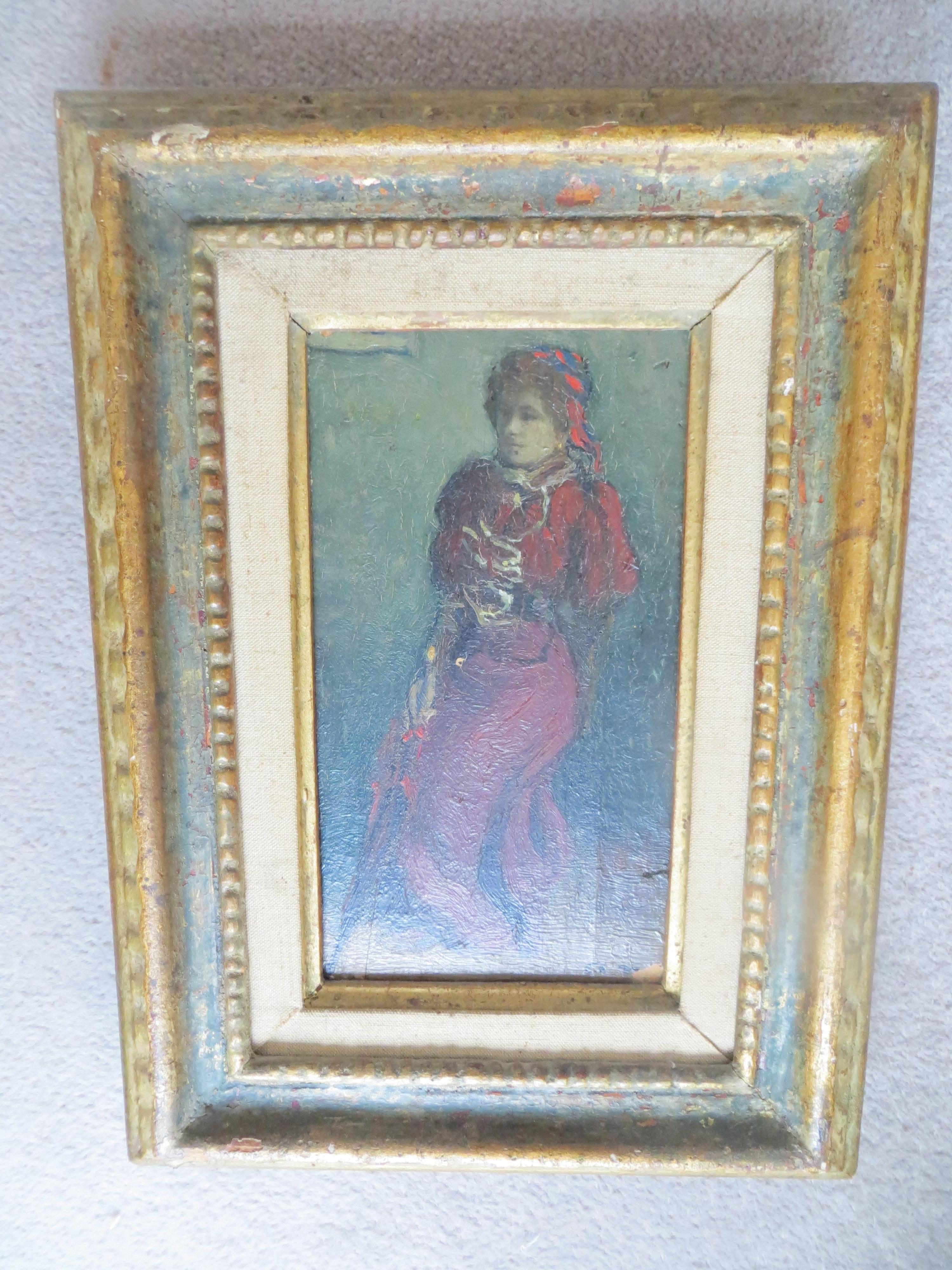 Portrait d'une vieille femme algérienne   Par Albert Marquet en vente 4