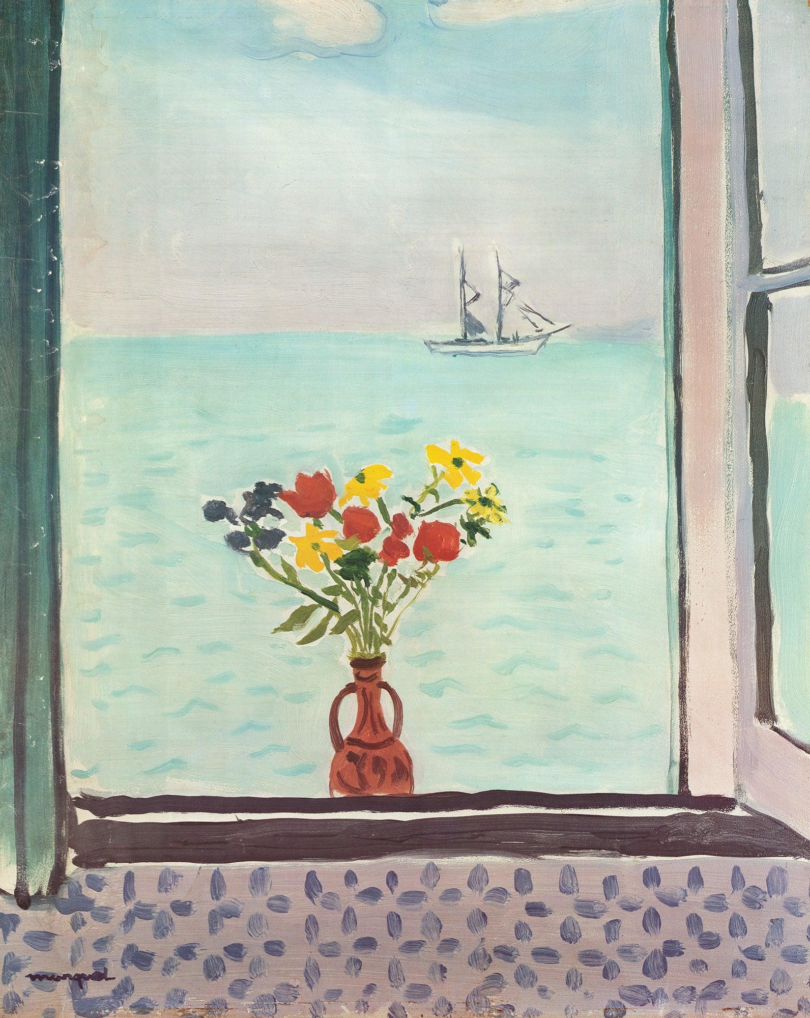 Albert Marquet 'Fenetre a la Goulette' 1990- Litografía offset en venta 1