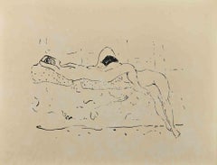 Erotic Scene - Lithograph by Albert Marquet - 1920s