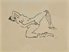 Erotic Scene - Lithograph by Albert Marquet - 1920s