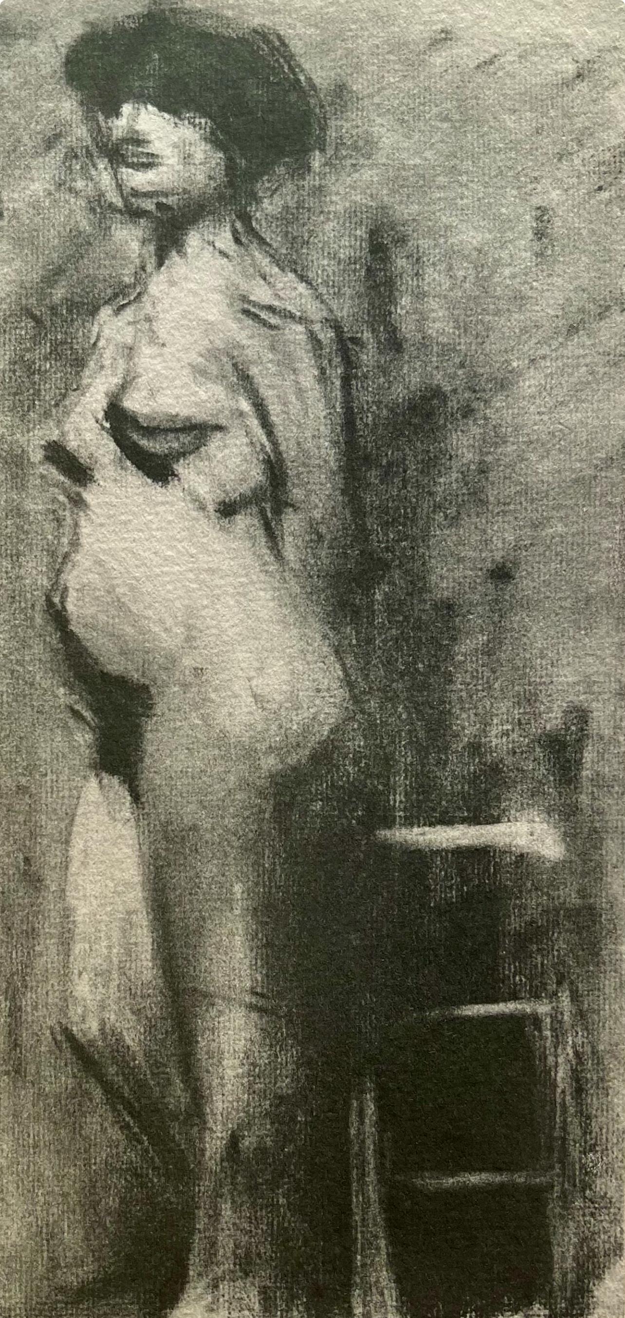 Marquet, Nu. Fusain, Marquet (nach) (Moderne), Print, von Albert Marquet