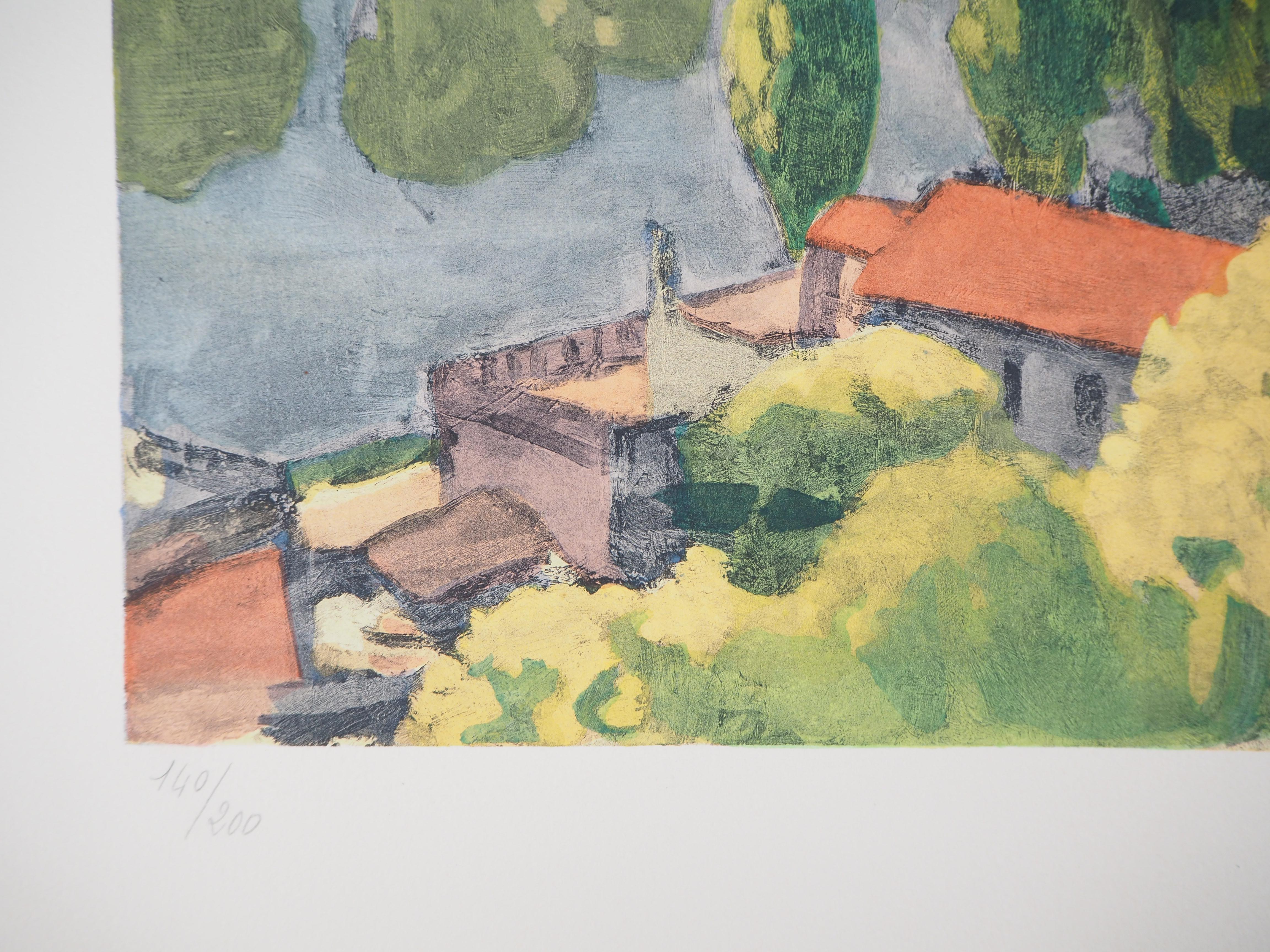 Normandía : La Frette sur Seine - Litografía, Ltd /200 en venta 1