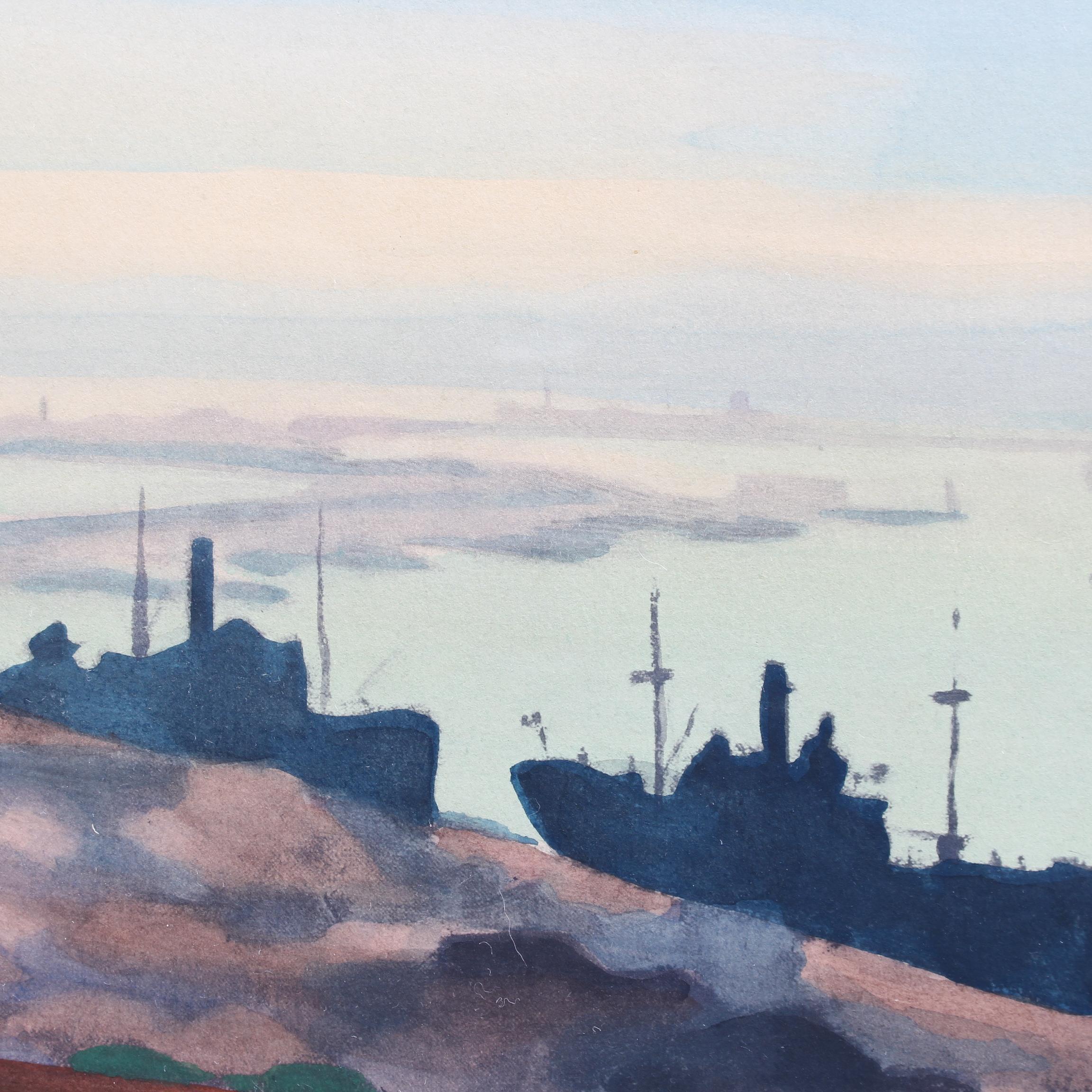 'The Port of Algiers' Lithograph  For Sale 3
