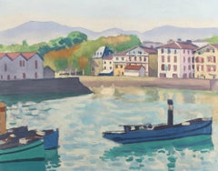 'The Port of Saint-Jean-de-Luz' Original Lithograph