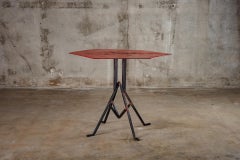 Albert McArthur Enameled Steel and Iron Side Table