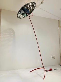 Albert Medo, Paolo Rizzato italian multicolor floor lamp circa 1989