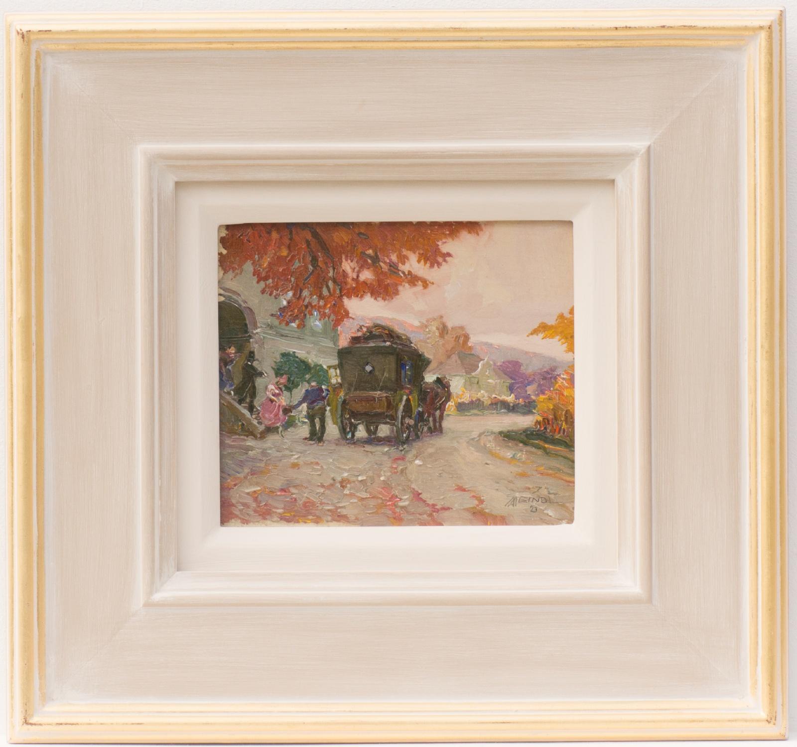 Rumbo a la Bola - Painting de Albert Meindl