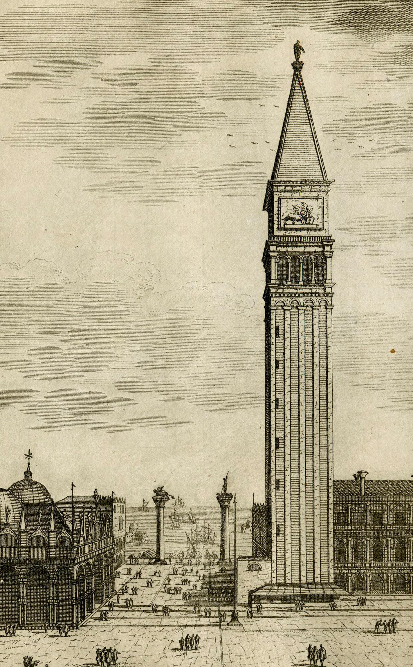Altra Veduta della Piazza di S. Marco - Old Masters Print by Albert Meyeringh 