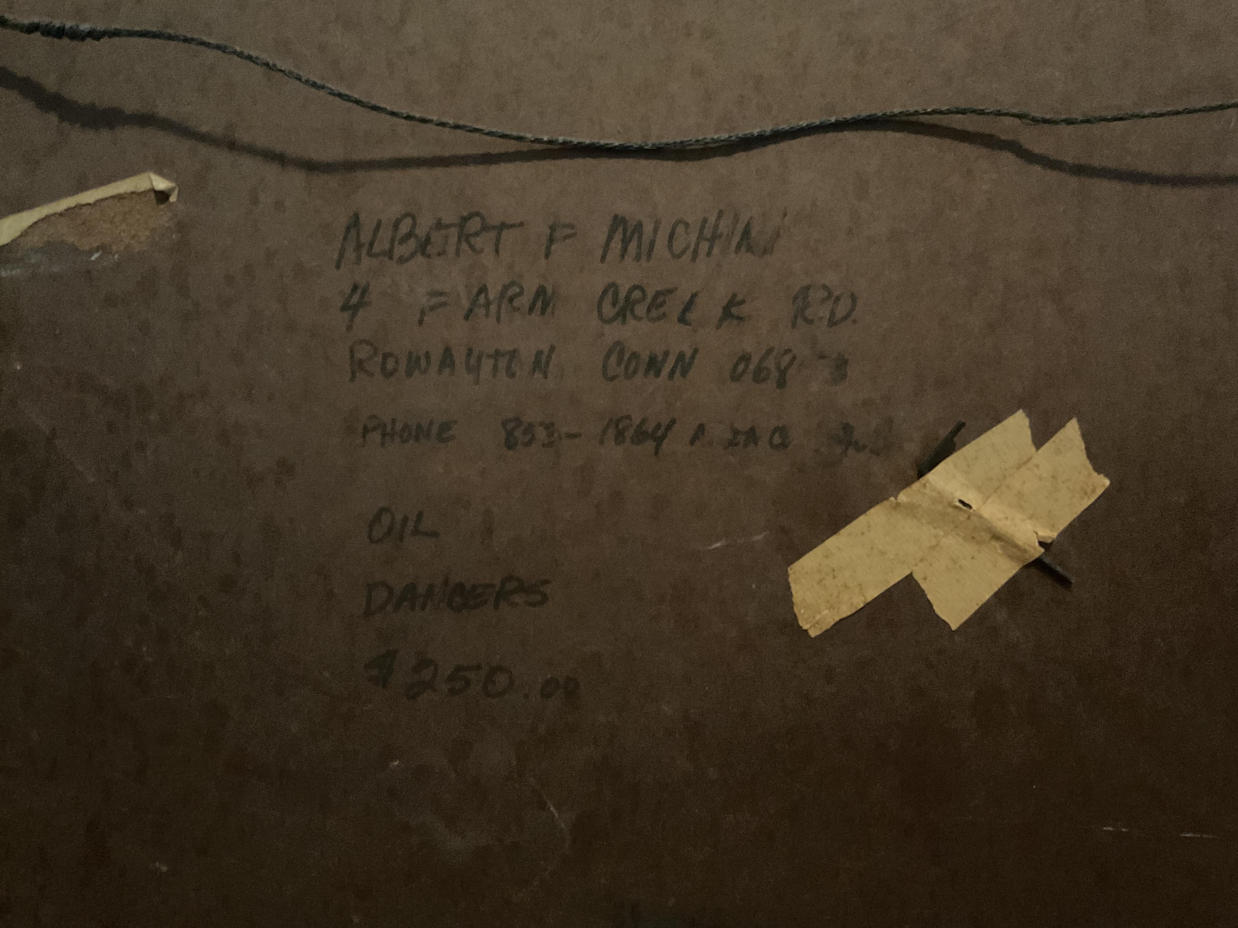 Pittura ad olio di ballerine del Mid Century Modern; Artista quotato Albert Michini, anni '70 ca. in vendita 5