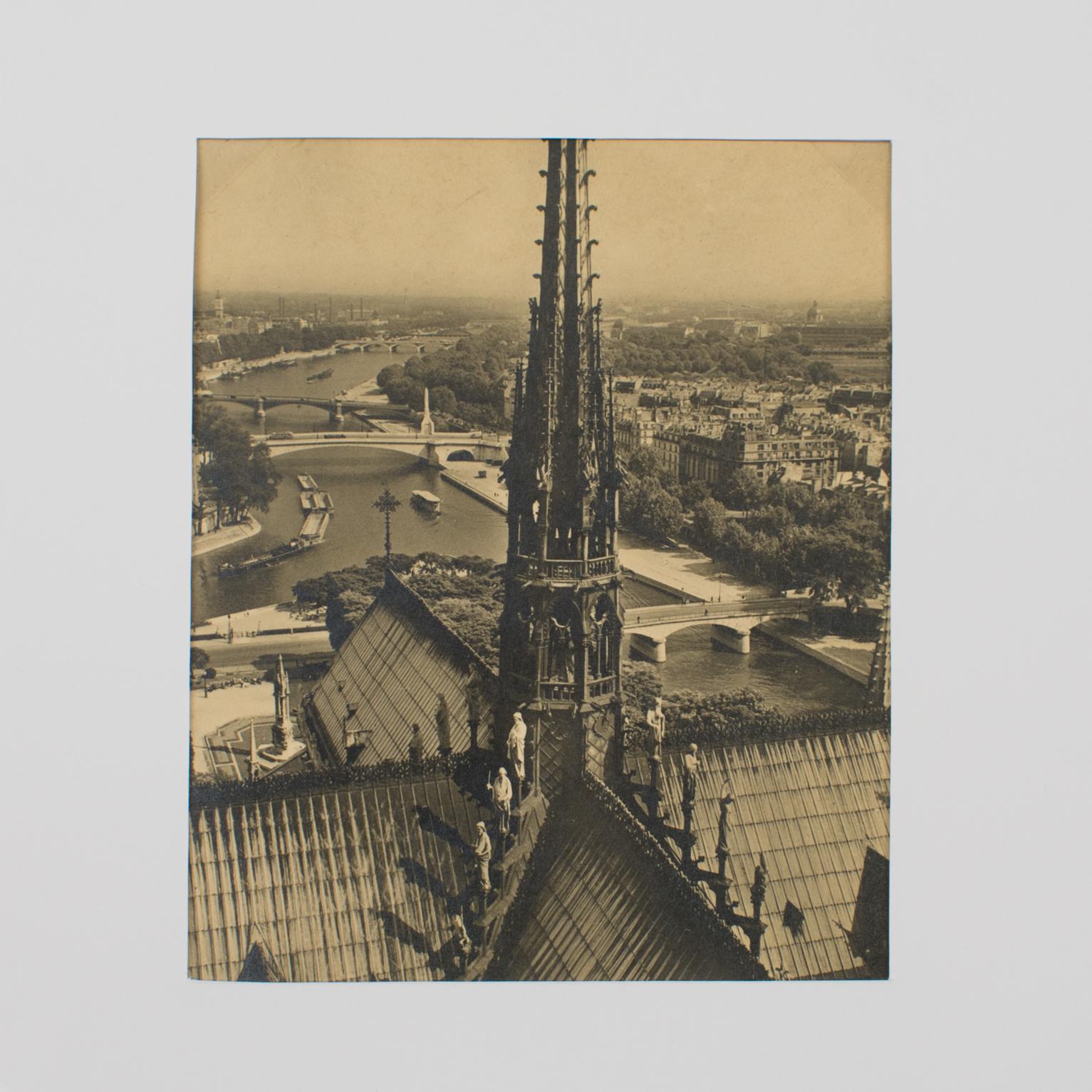 An original silver gelatin black and white photography postcard by Albert Monier, Paris. Notre Dame Cathedral circa 1950.
Features:
The original silver gelatin print photograph postcard is unframed.
Photographer: Albert Monier (1915 - 1998).
Title: