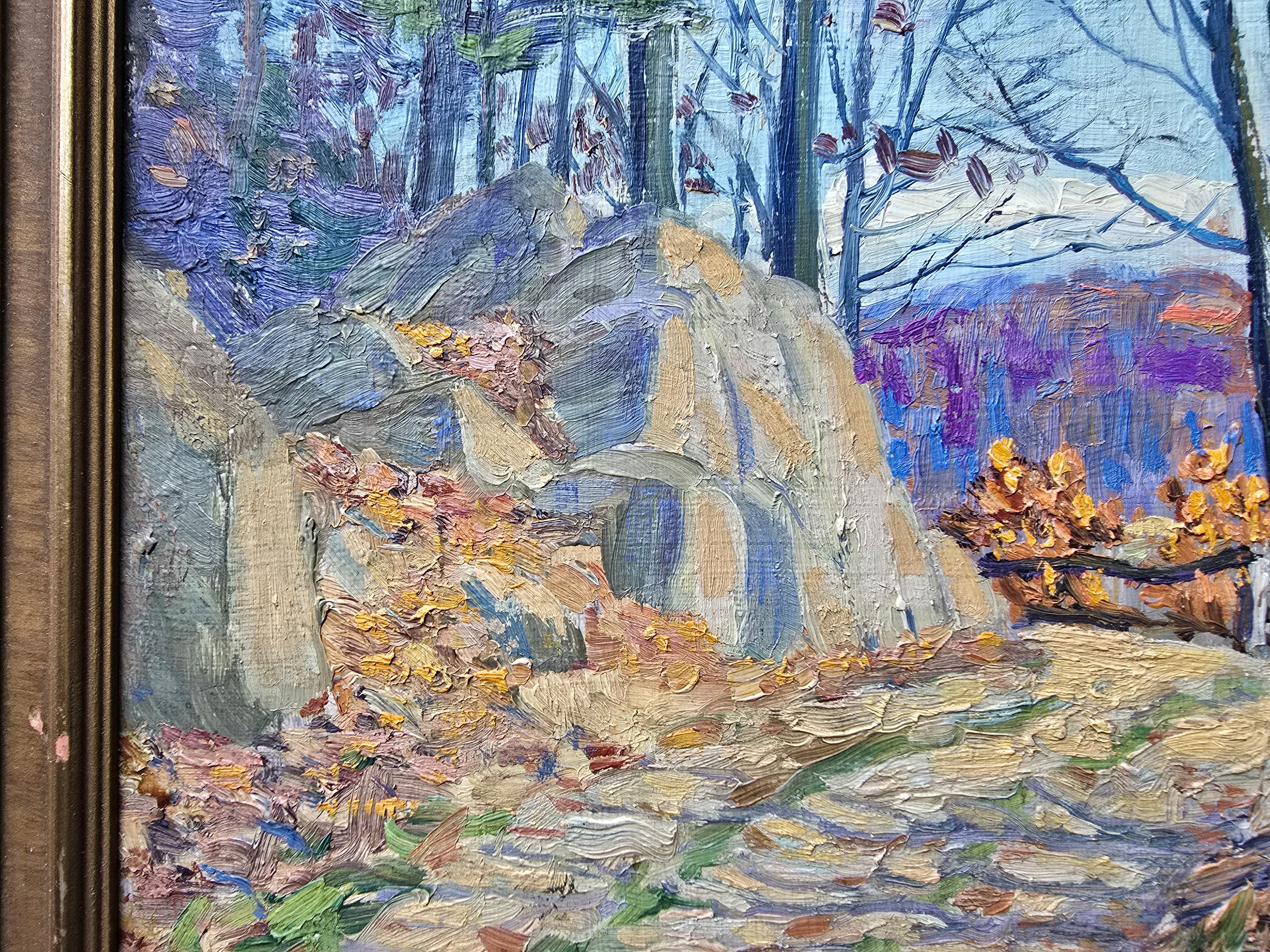 Route d'automne - Albert N. Francis en vente 1