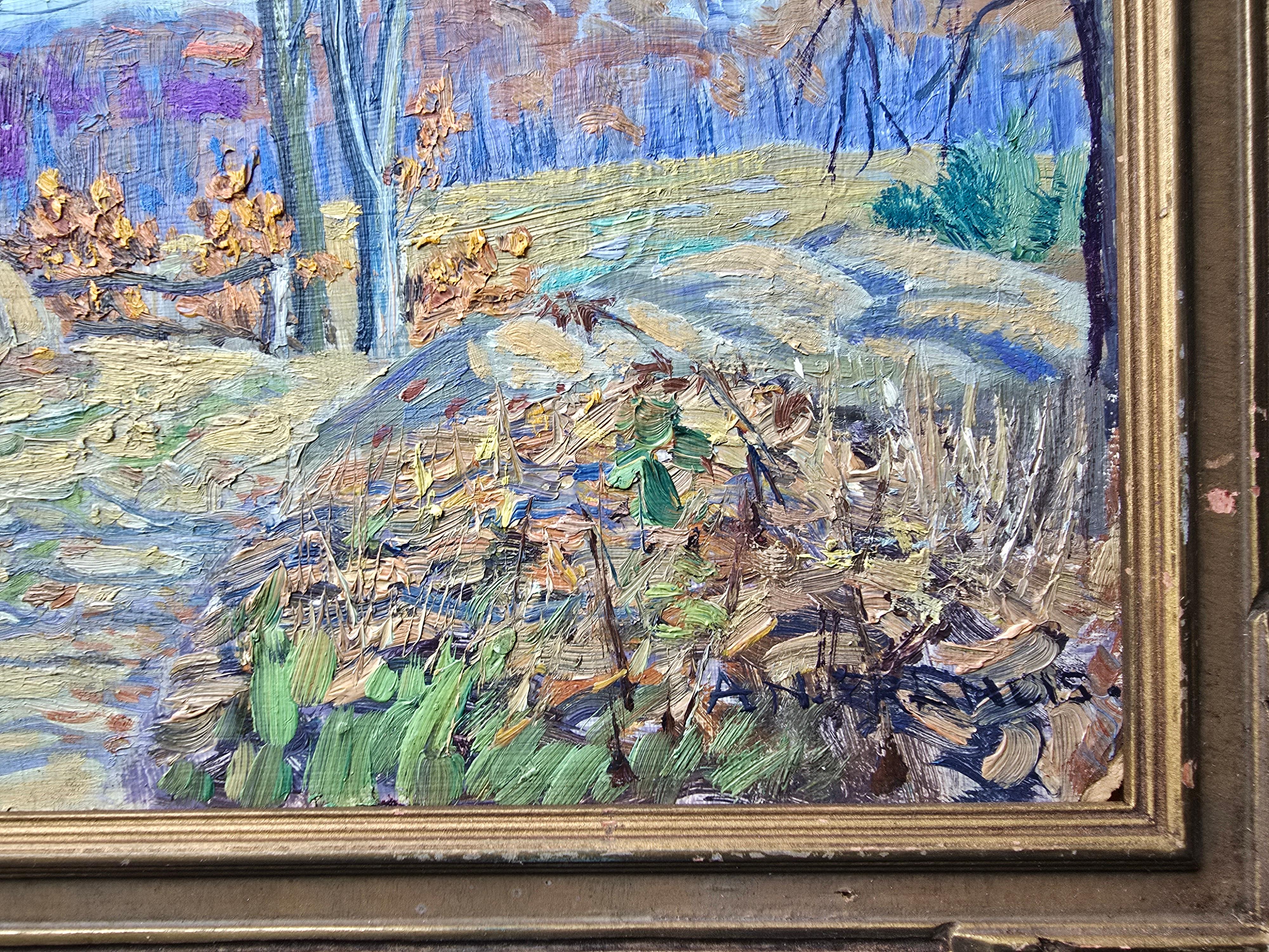 Route d'automne - Albert N. Francis en vente 2