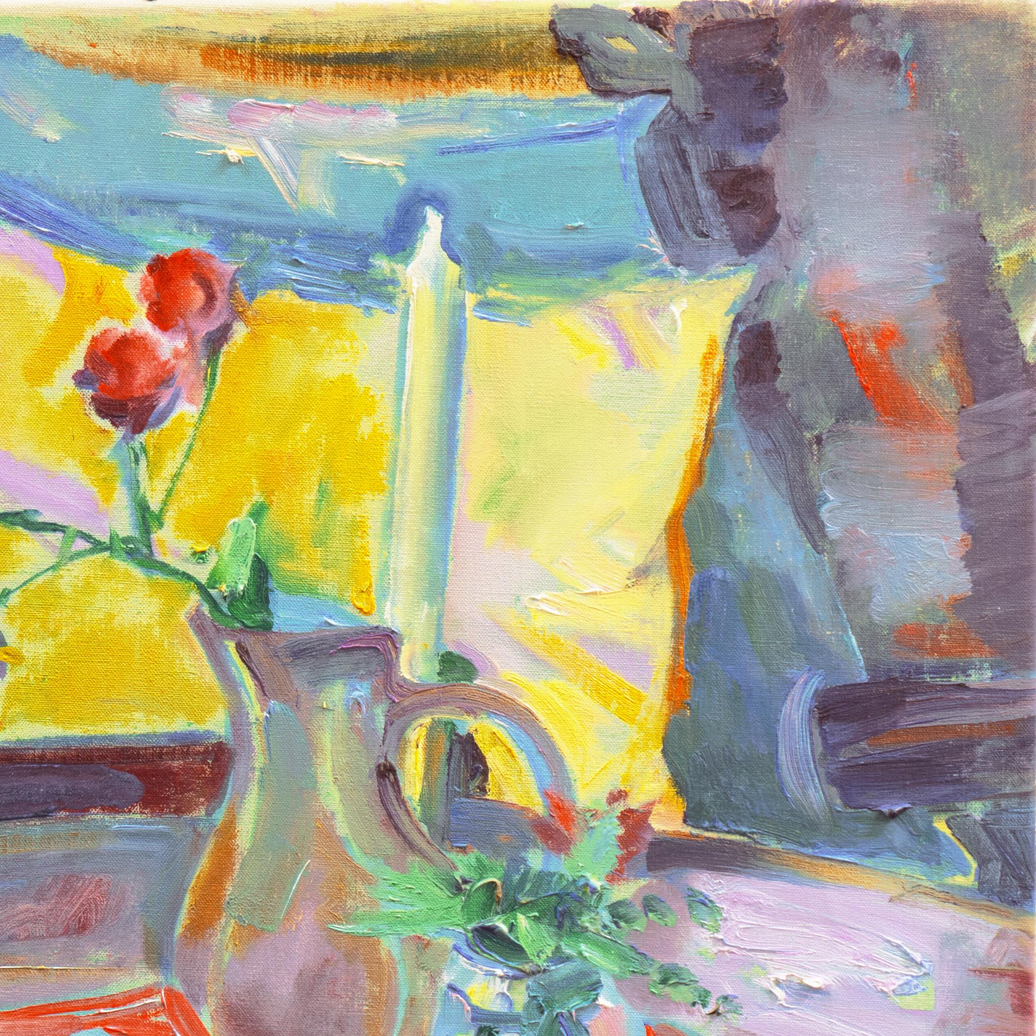 'Naturaleza muerta, Rosas sobre una mesa', París, Academie de la Palette, Benezit, Cubista en venta 1