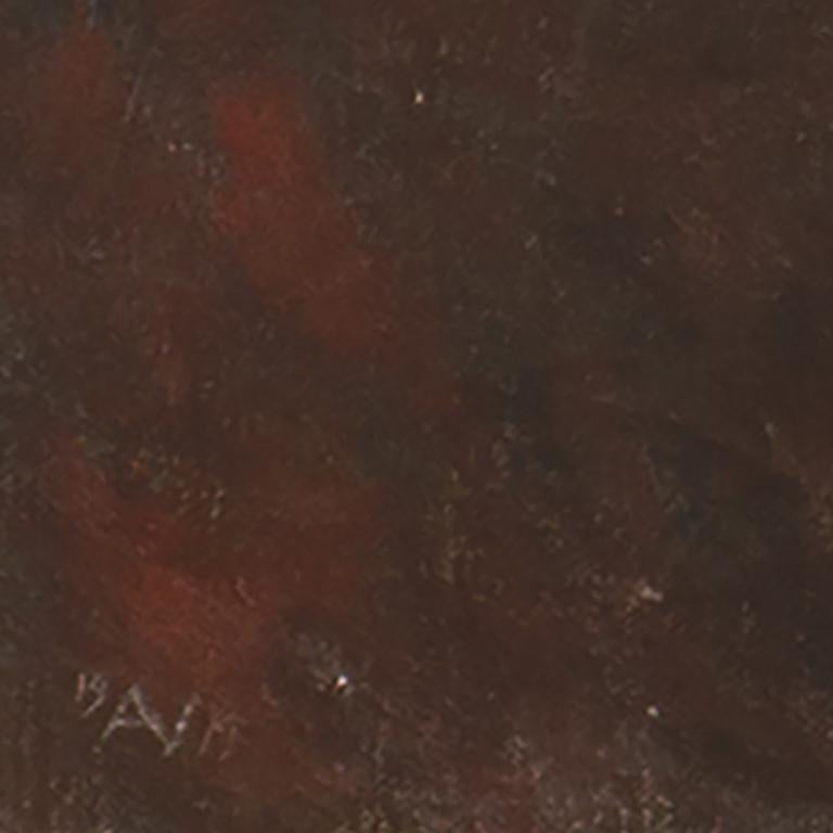 „Stillleben der Tulpen“, Paris, Academie de la Palette, Benezit, Kubismus – Painting von Albert Naur