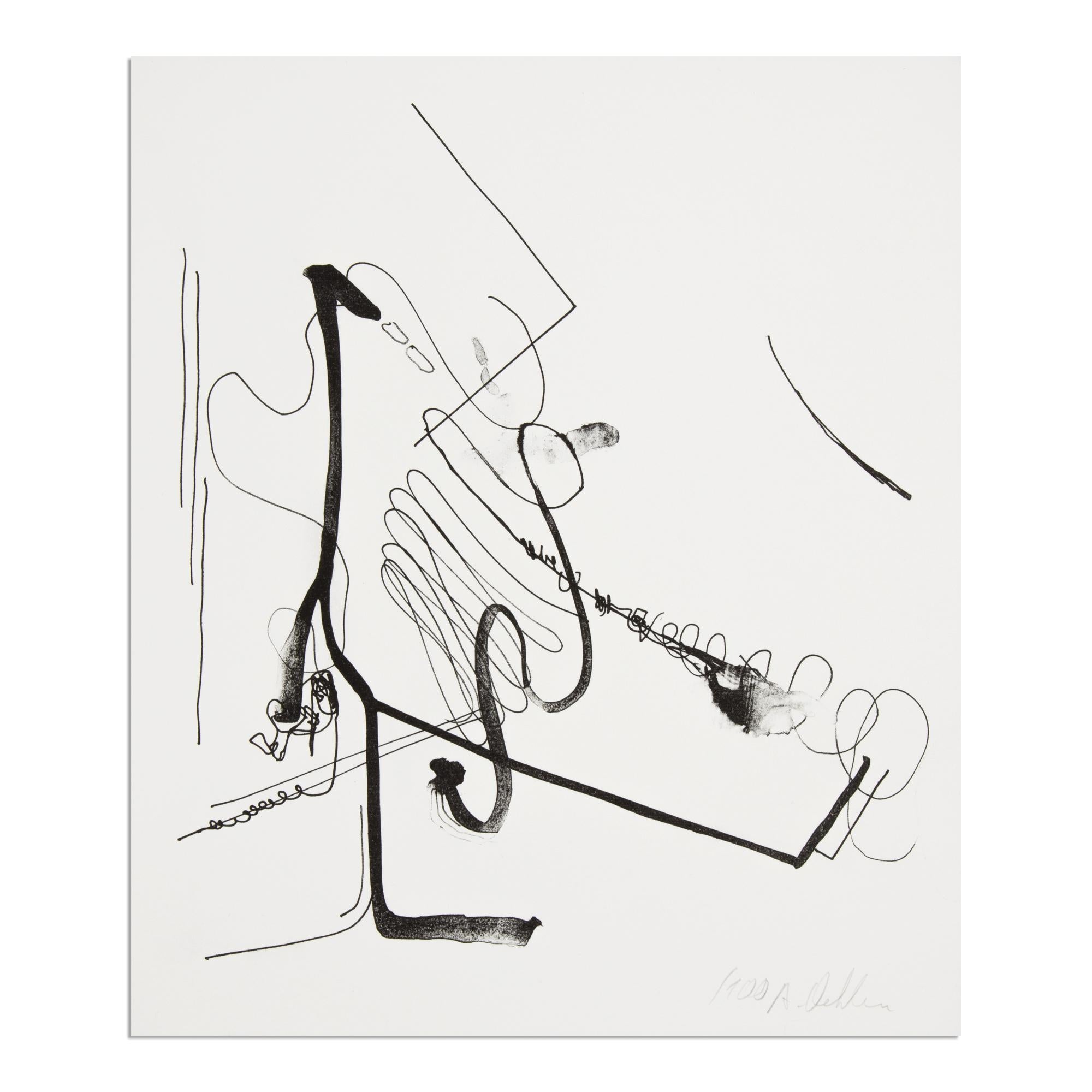 Albert Oehlen (tedesco, nato nel 1954)
Meditazione sulle tendenze burocratiche del TzK, 2020
Medio: Litografia su carta
Dimensioni: 36,2 × 30,6 cm (14 3/10 × 12 in)
Edizione di 100 esemplari: firmati e numerati a mano
Condizioni: Menta