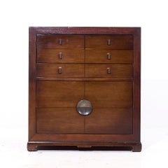 Albert of Shelbyville Mid Century Mahogany Chest Highboy Dresser