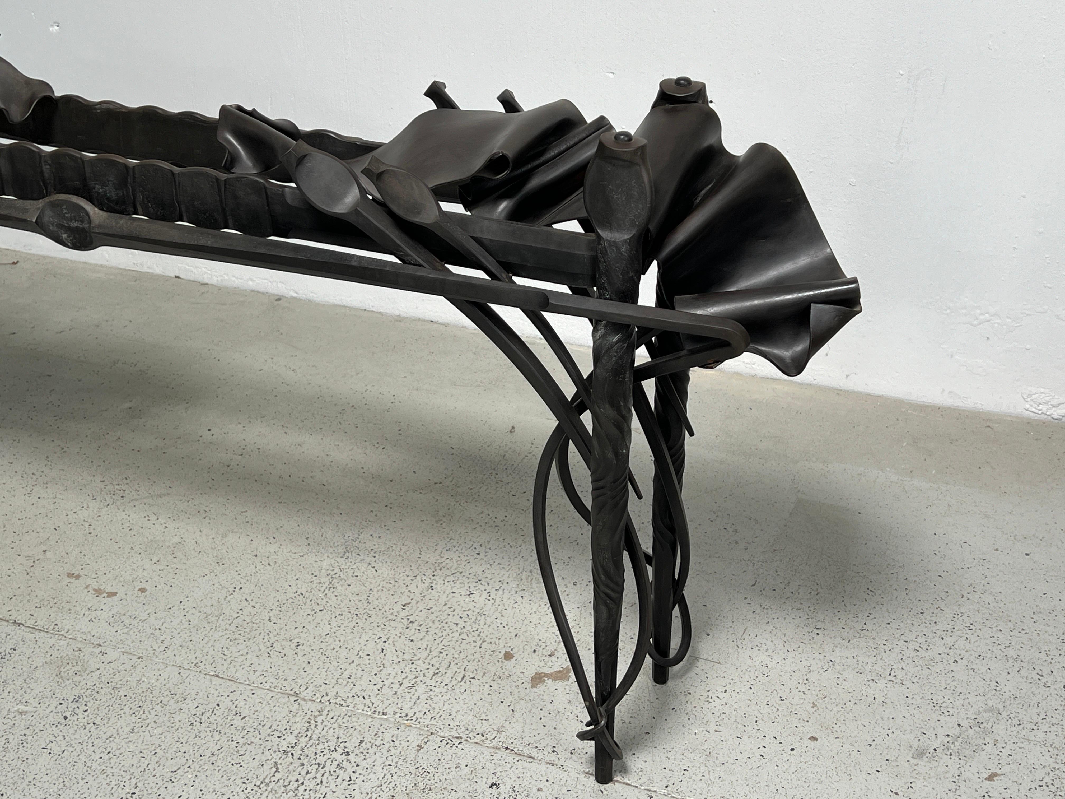 Albert Paley Console Table, 1989 For Sale 10
