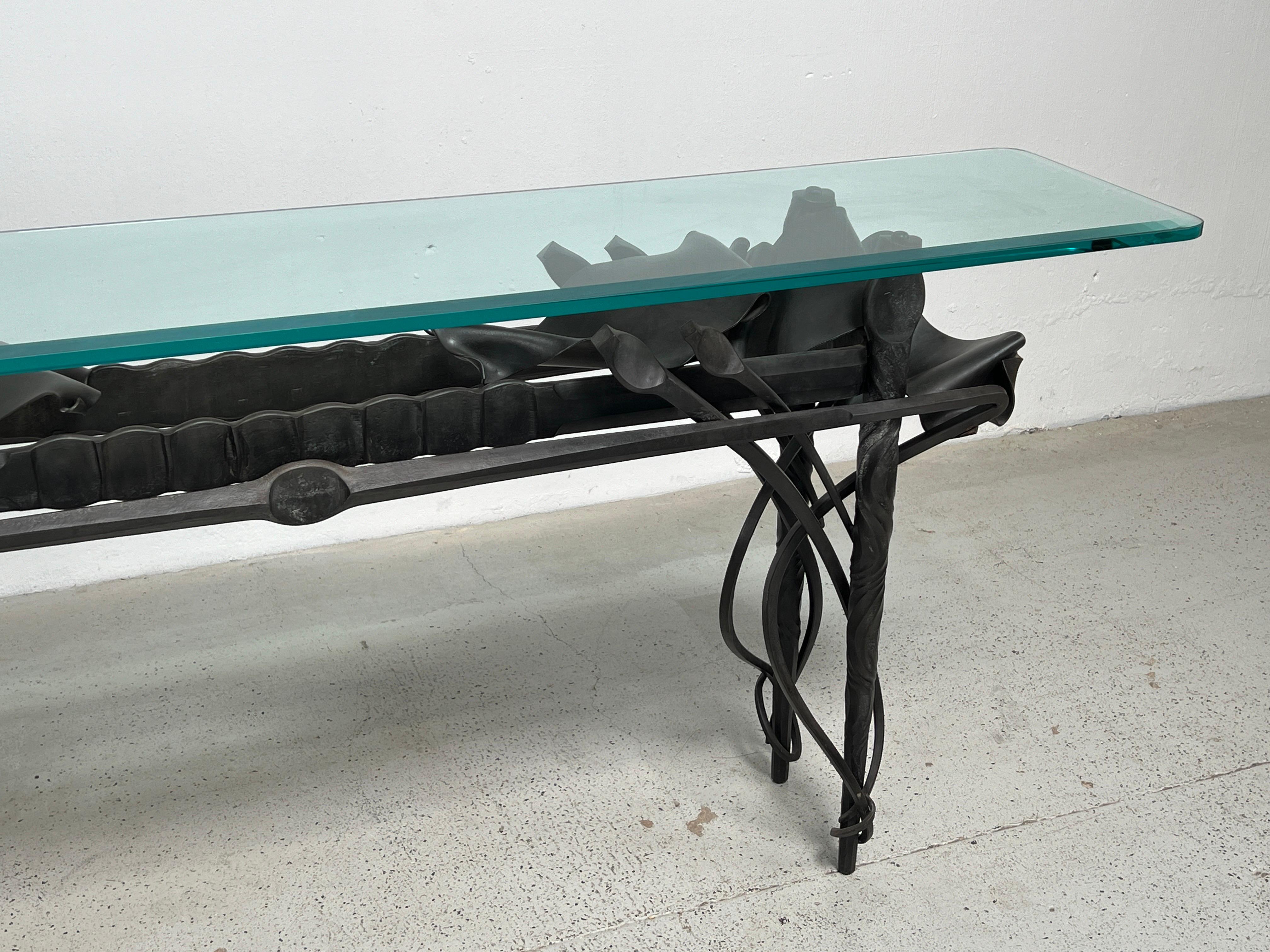 Late 20th Century Albert Paley Console Table, 1989 For Sale