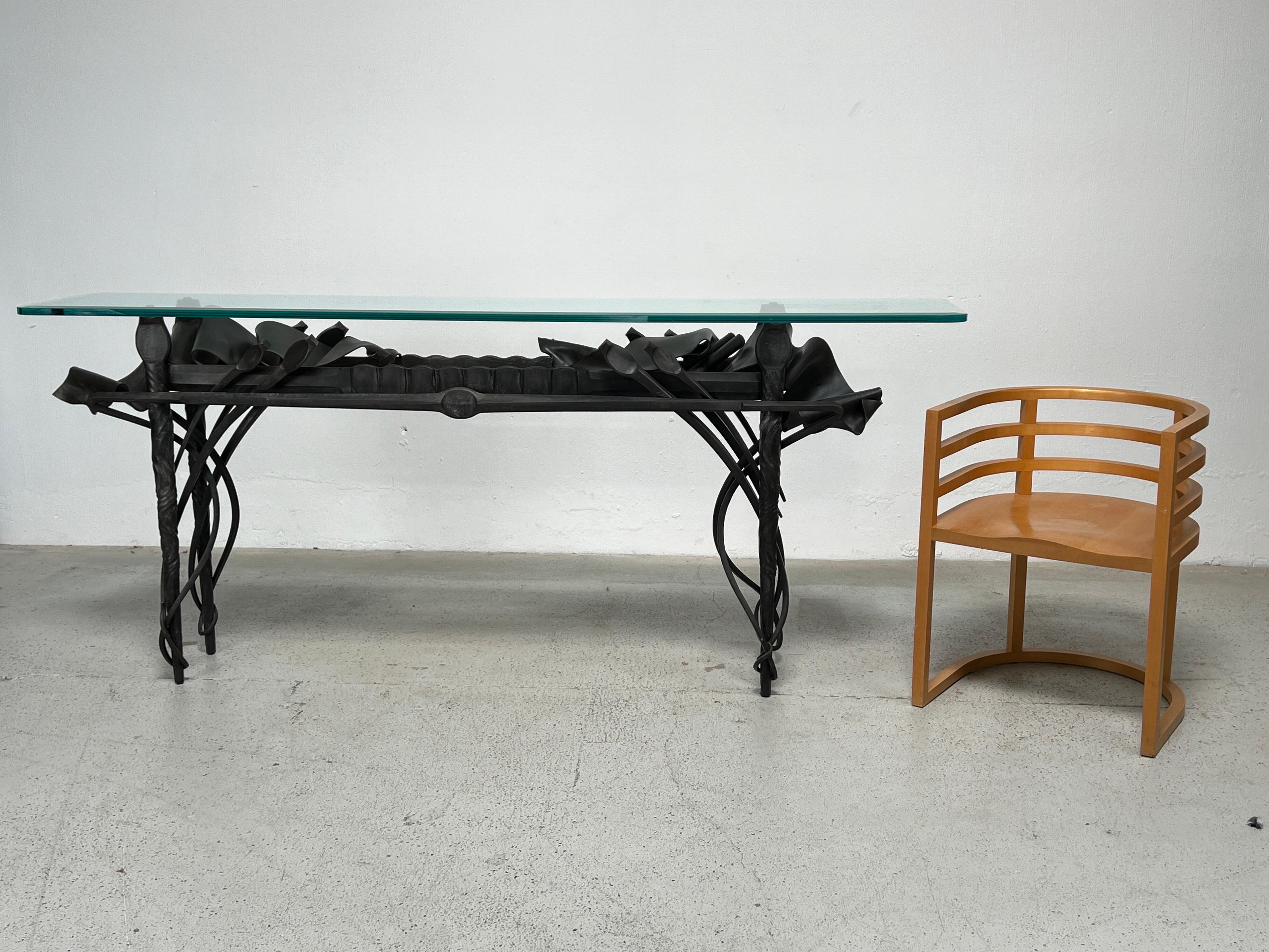 Table console Albert Paley, 1989 en vente 1
