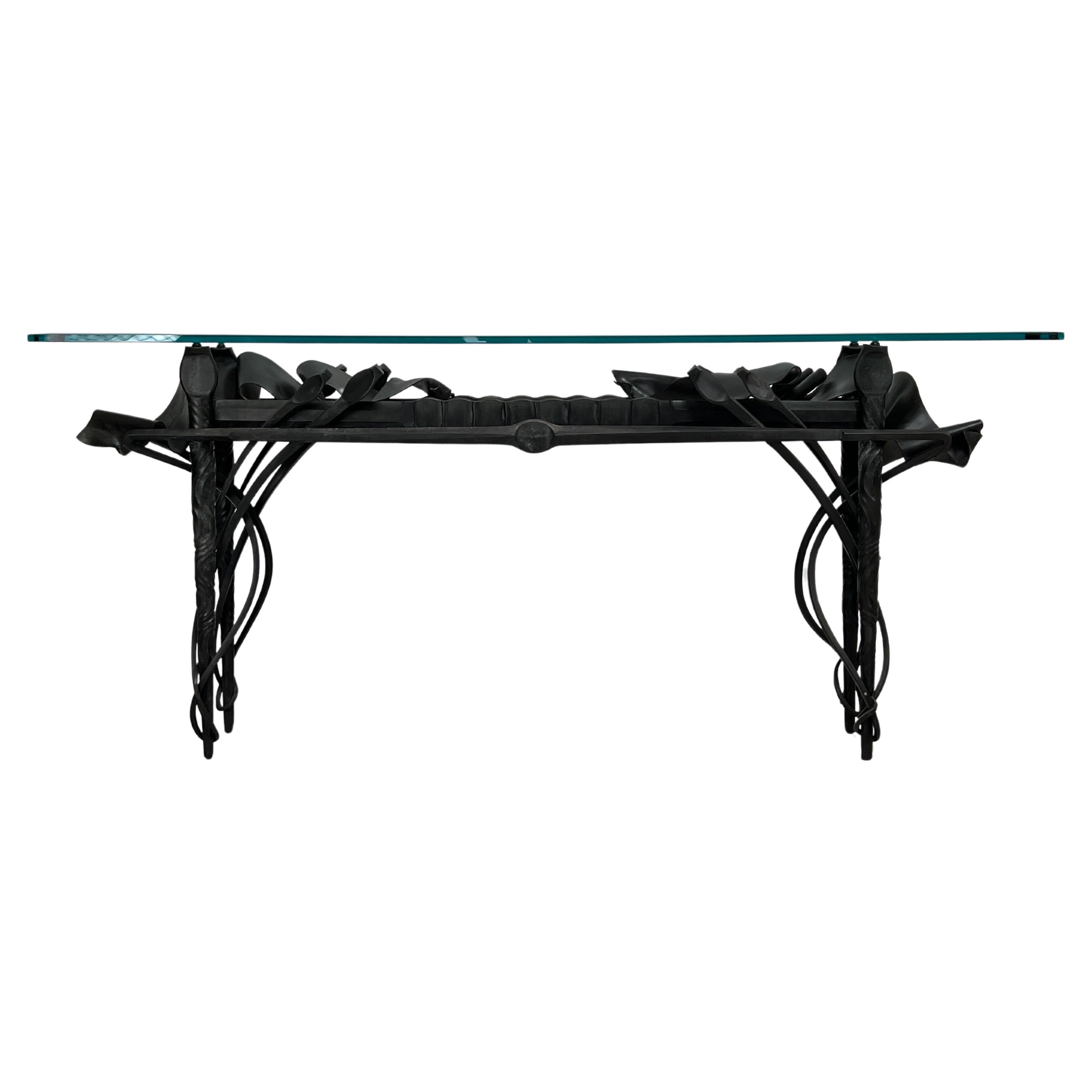 Albert Paley Console Table, 1989 For Sale