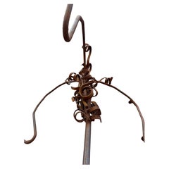 Albert Paley Sculpture / Hanging Plant Shepard Hooks, 1980's