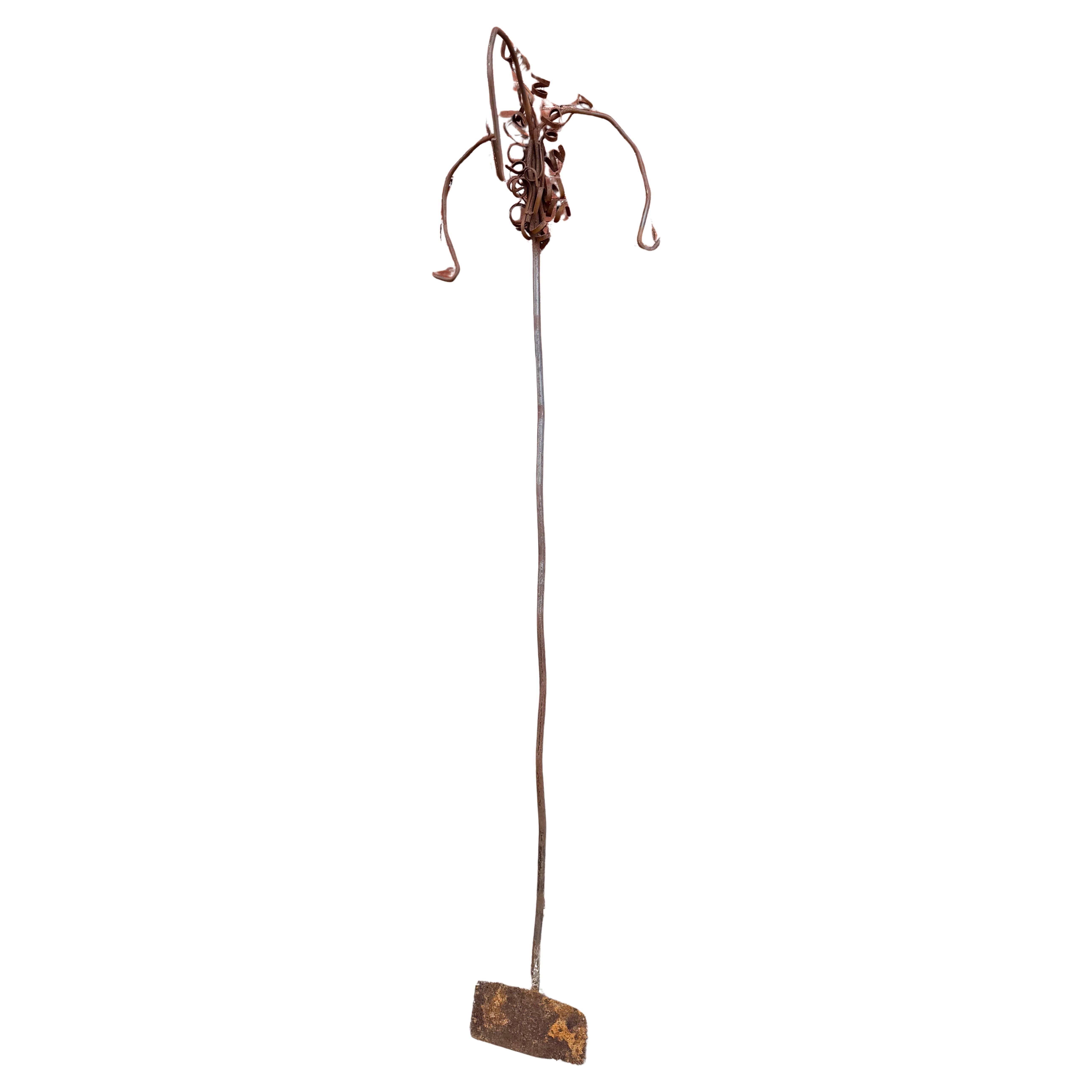 Albert Paley Escultura / Planta colgante Ganchos Shepard, años 80 Arte popular en venta