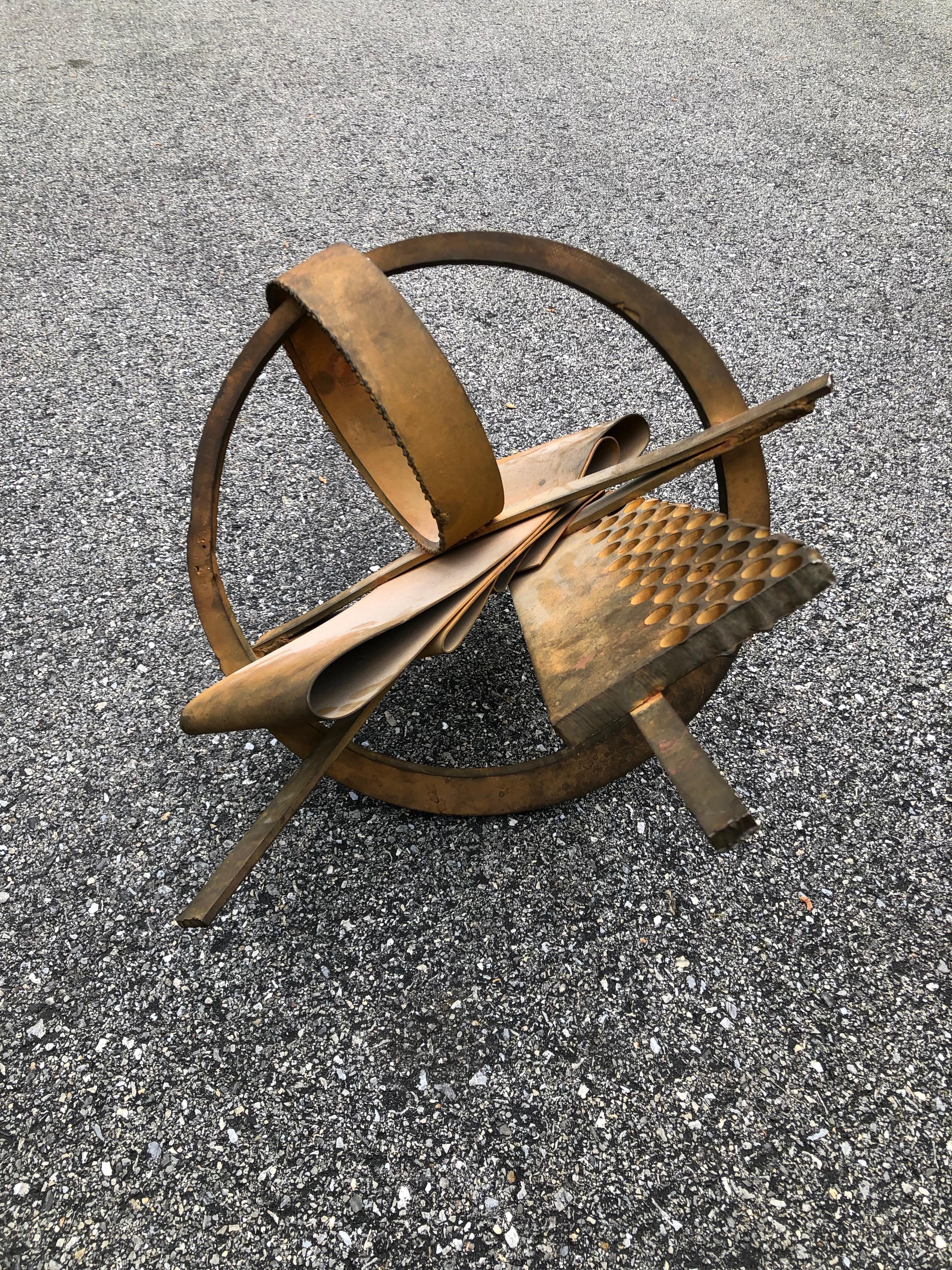 Albert Paley Steel Sculpture Rust Patina For Sale 5