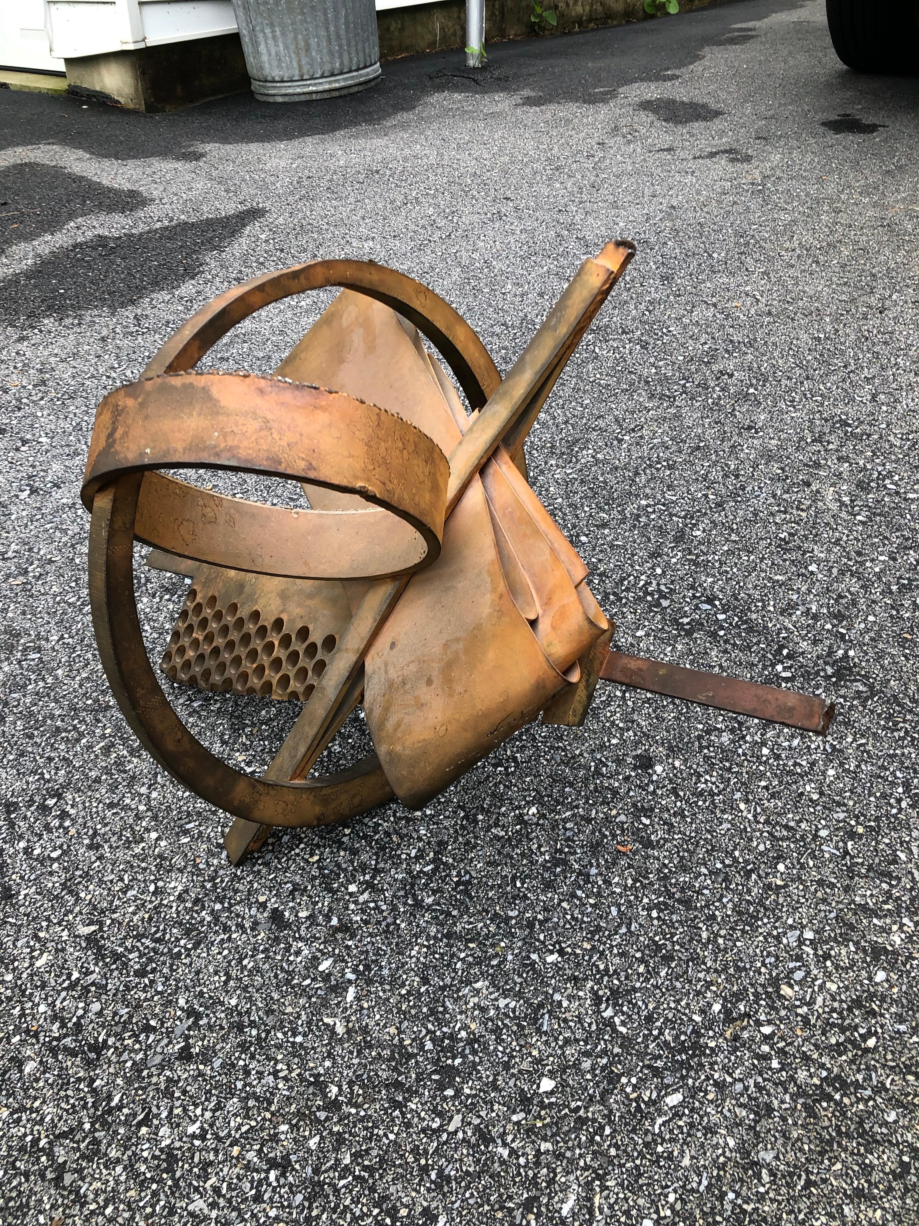 rust steel sculpture