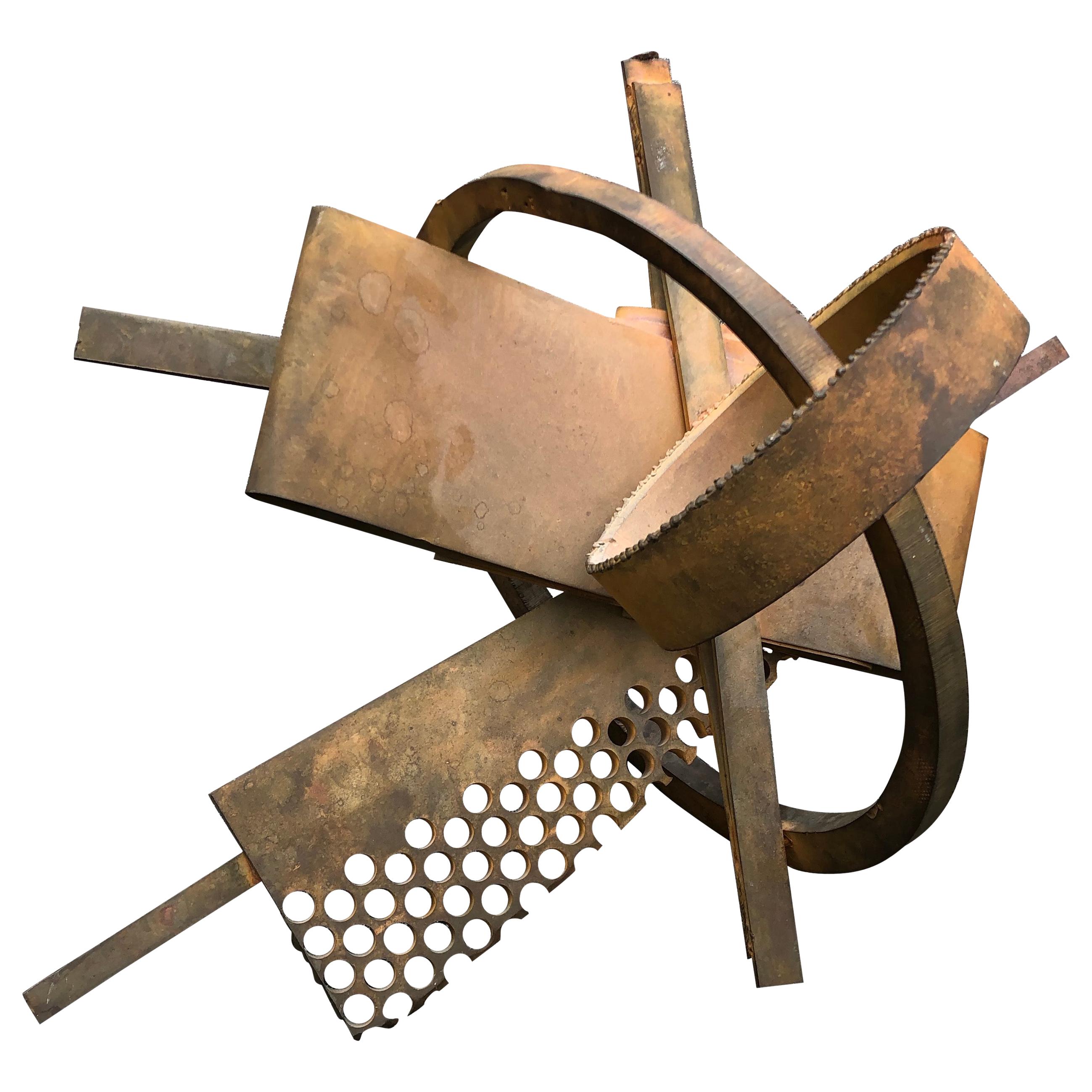 Albert Paley Steel Sculpture Rust Patina For Sale