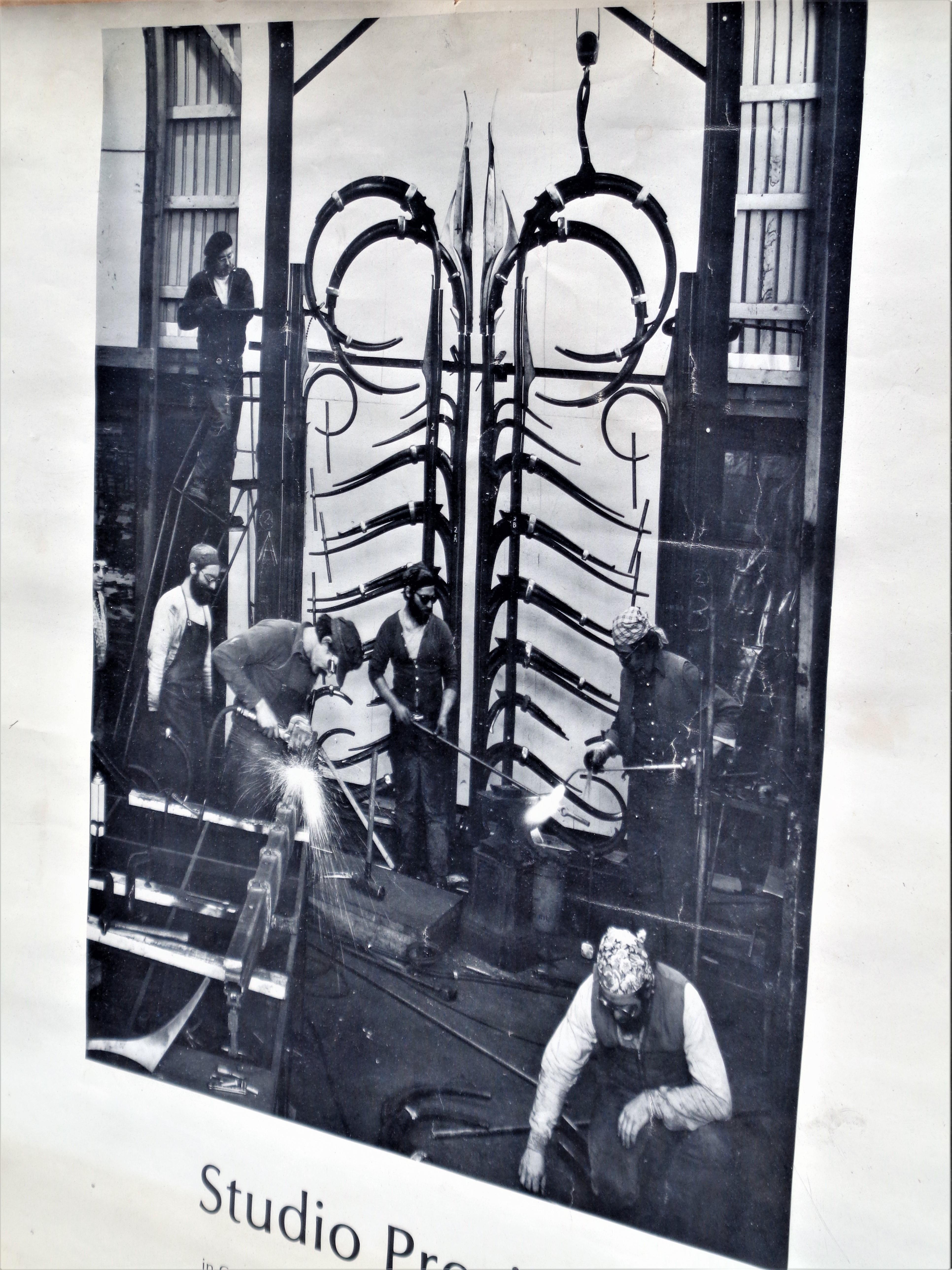 20th Century Albert Paley Studio Exhibition Poster, Rochester NY 1980