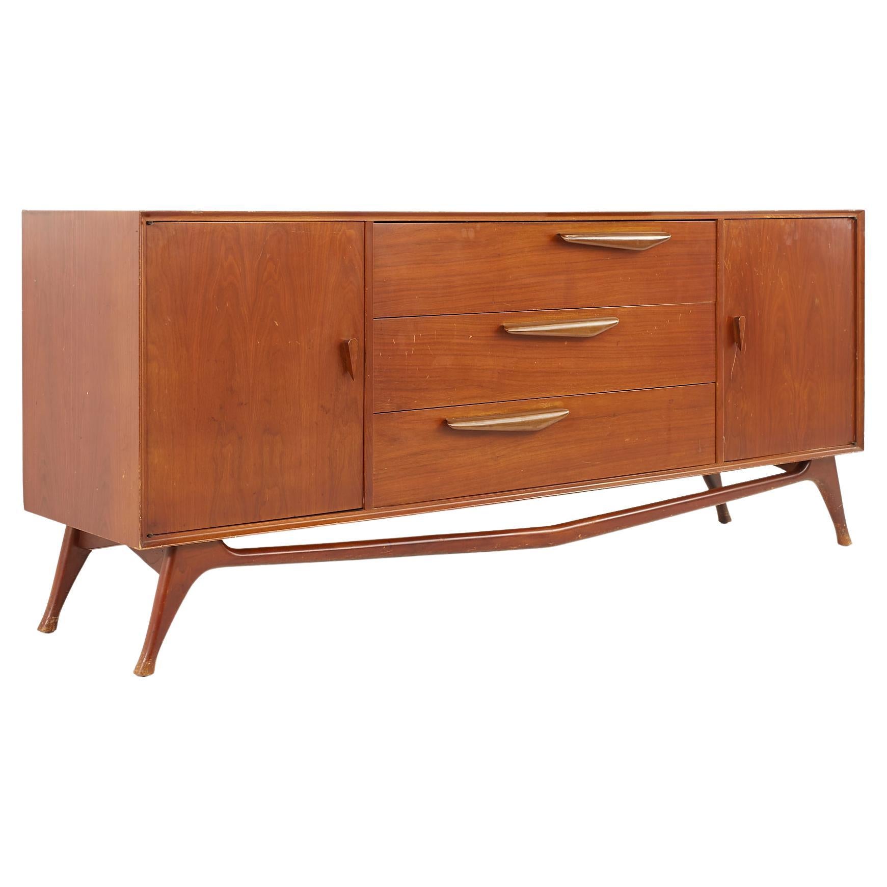 Albert Parvin Style Mid-Century Lowboy Dresser