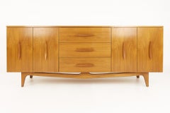 Albert Parvin Style Mid Century Lowboy Walnut Dresser