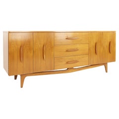 Albert Parvin Style Mid Century Lowboy Walnut Dresser