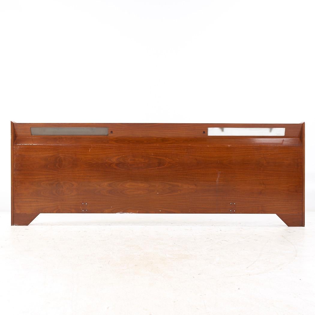 Albert Parvin Style Mid Century Walnut King Headboard

This headboard measures: 106 wide x 5 deep x 38 inches high

All pieces of furniture can be had in what we call restored vintage condition. That means the piece is restored upon purchase so it’s