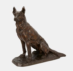 Vigilant Sitting German Shepherd / - The Epitome of the German Shepherd -