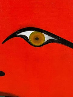 Red by Albert Radoczy Oil Painting on Canvas