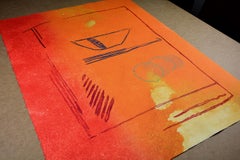 Albert Ràfols Casamada - FRUITES D'ESTIU Etching Spanish Abstraction Modern