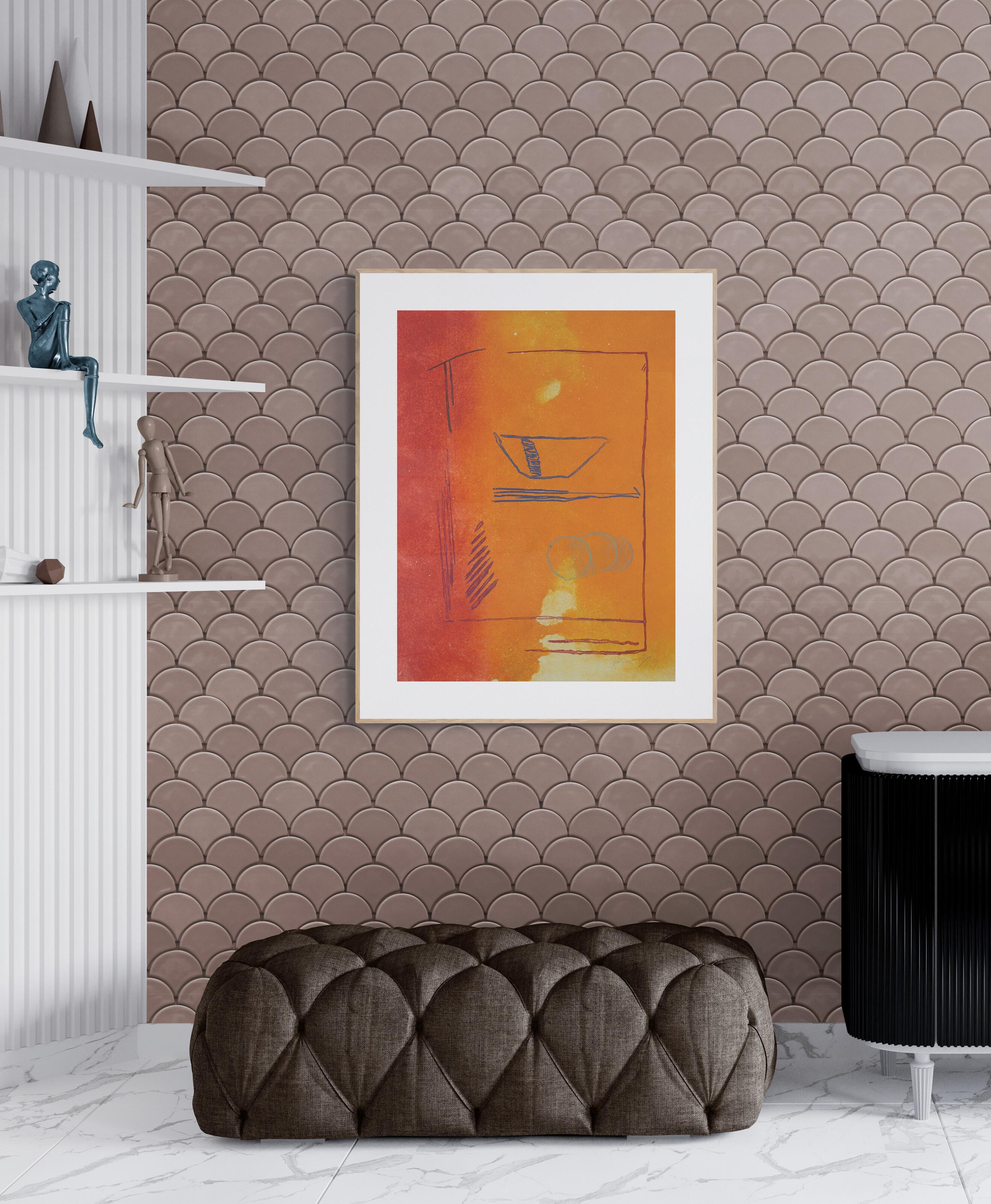 Albert Ràfols Casamada - FRUITES D'ESTIU Etching Spanish Abstraction Modern For Sale 2