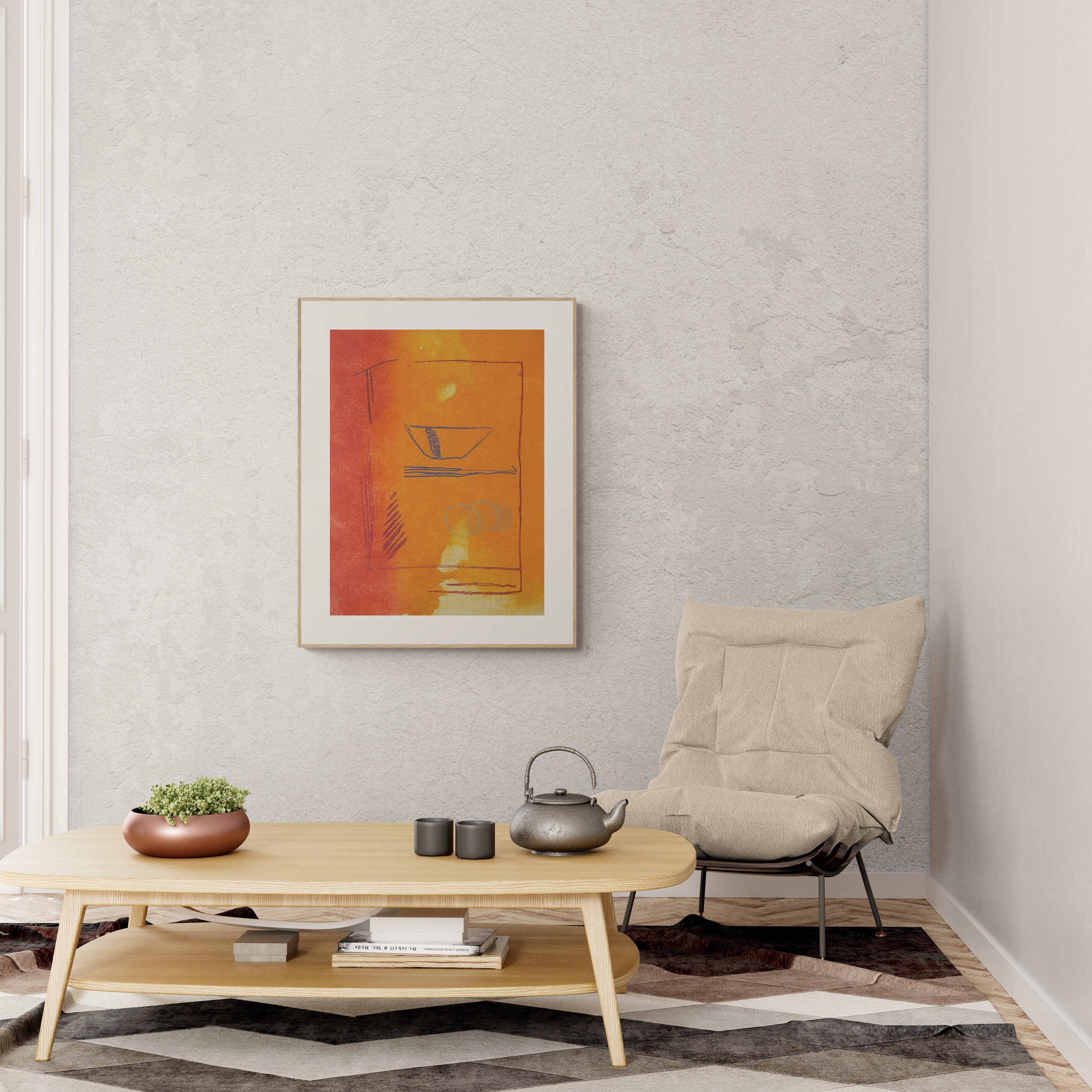 Albert Ràfols Casamada - FRUITES D'ESTIU Etching Spanish Abstraction Modern For Sale 3