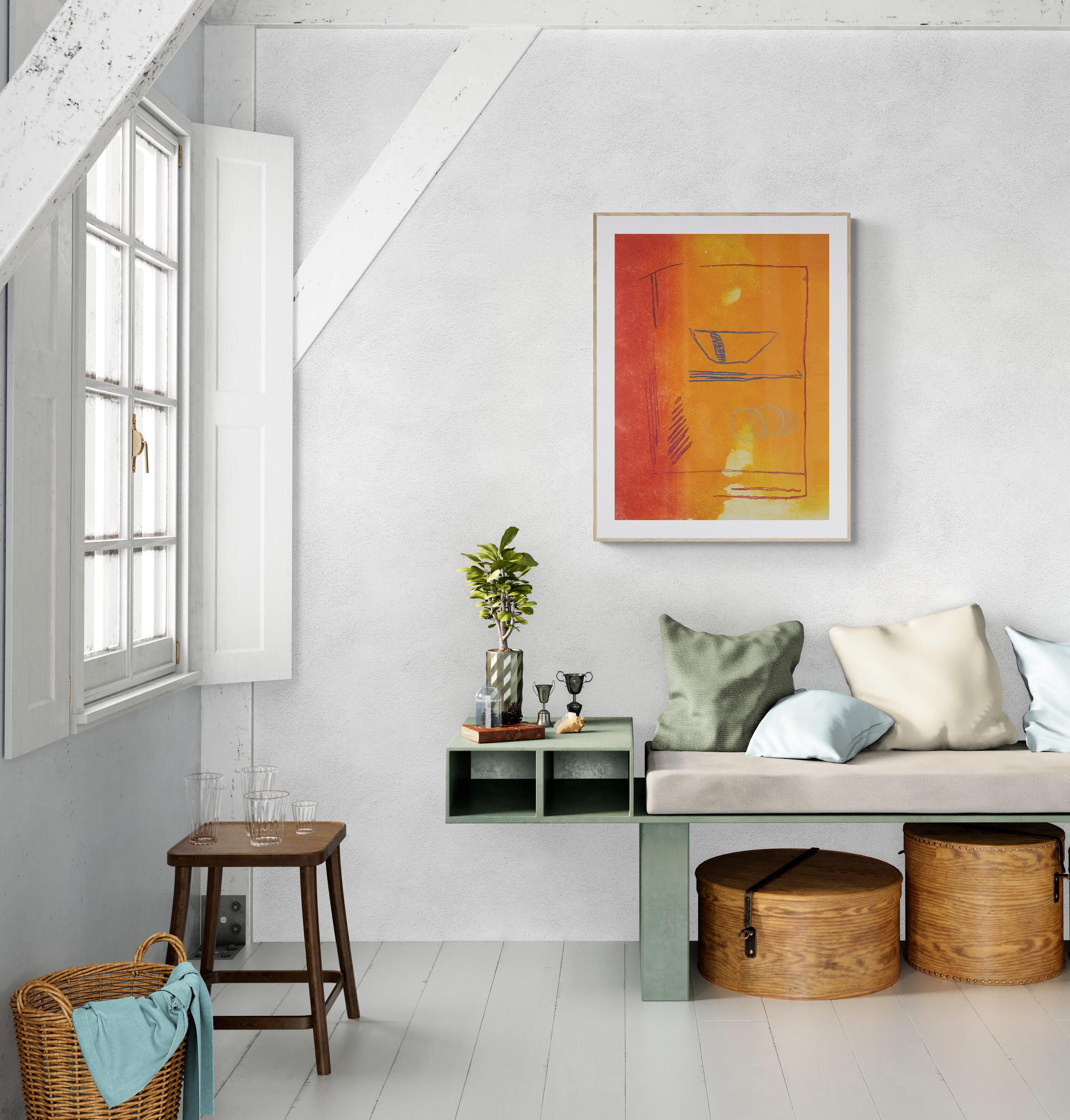 Albert Ràfols Casamada - FRUITES D'ESTIU Etching Spanish Abstraction Modern For Sale 4