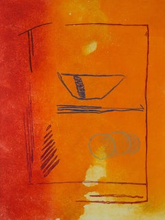 Albert Ràfols Casamada - FRUITES D'ESTIU Etching Spanish Abstraction Modern