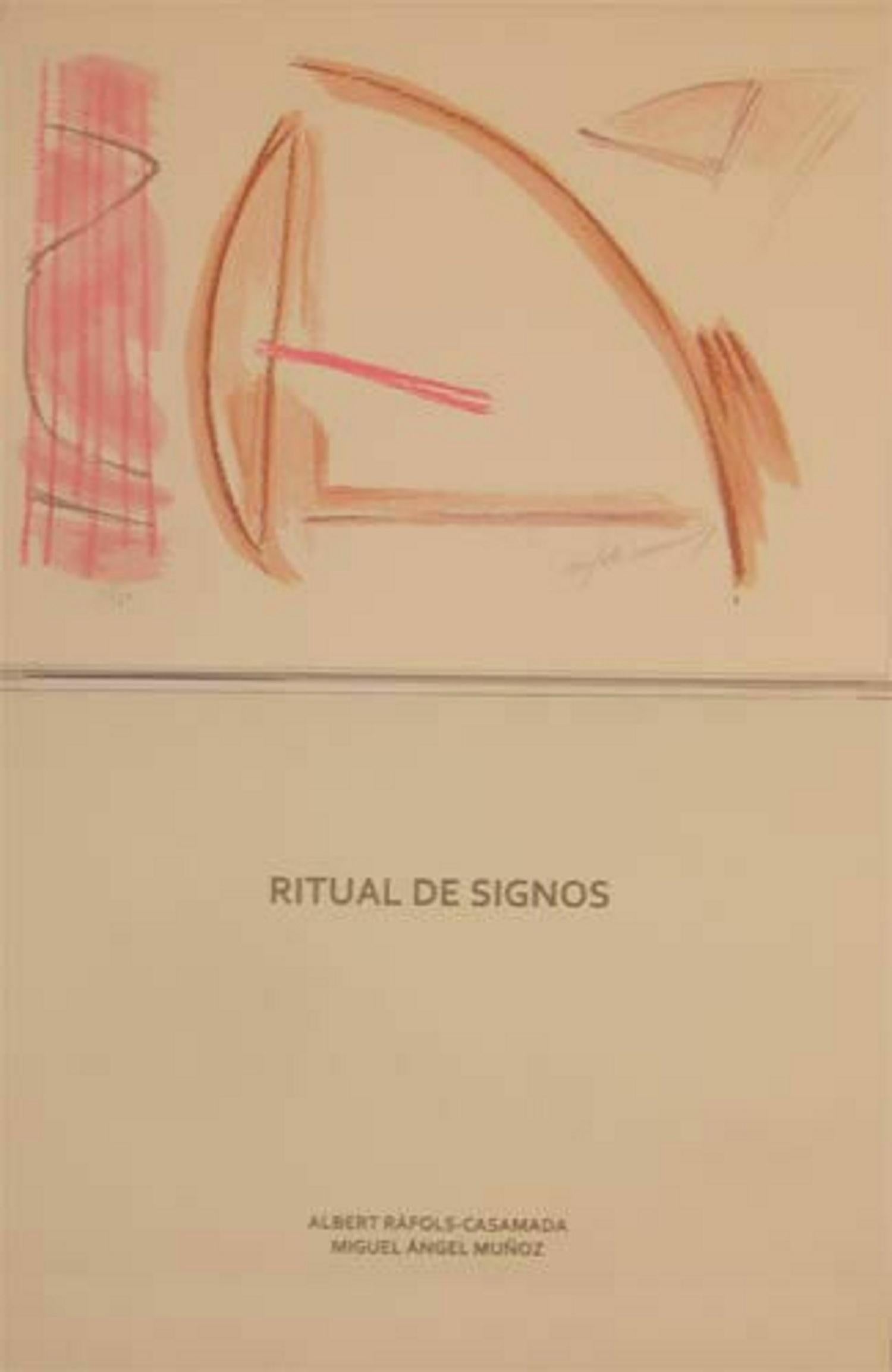 Albert Rafols Casamada, „Ritual de Signos“, 2008, Siebdruck, 11,2x15 in