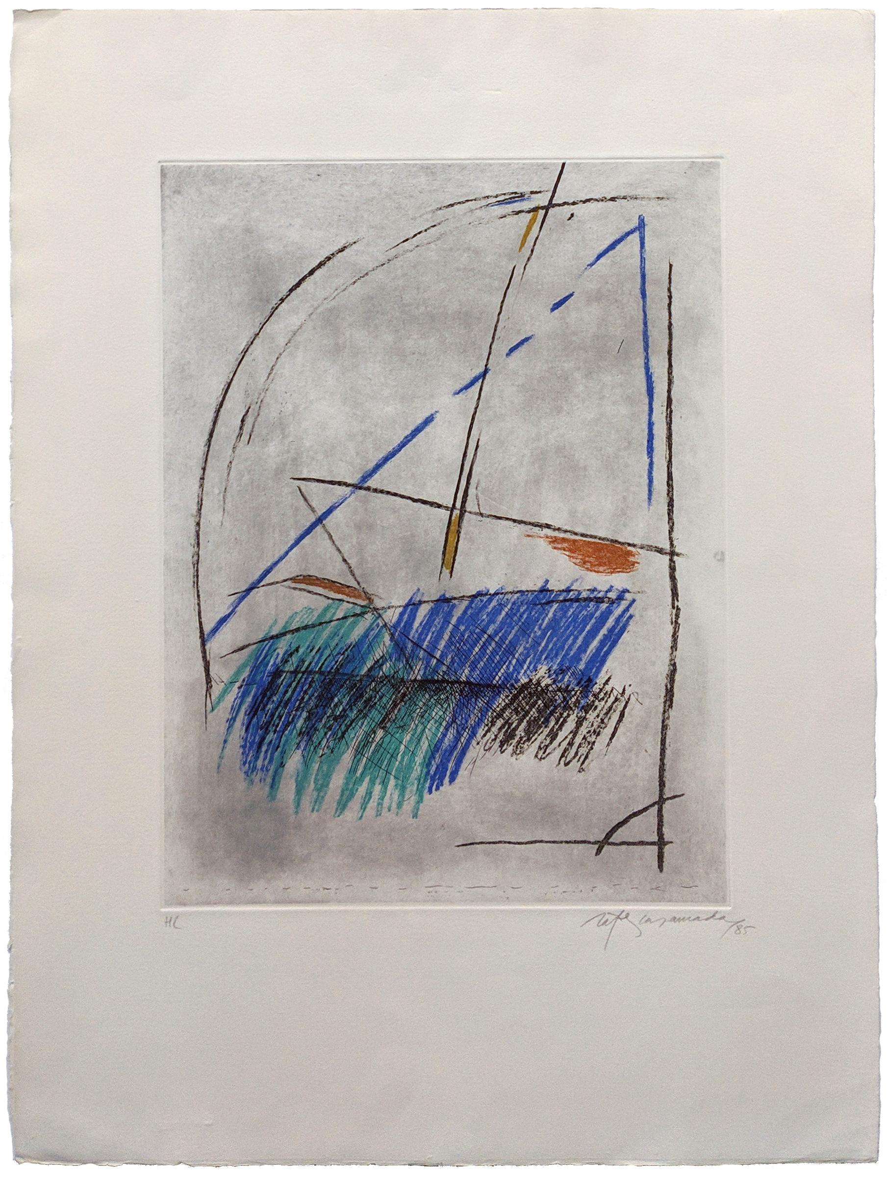 Abstract Print Albert Rafols Casamada - RÉCLARATION ANGULO