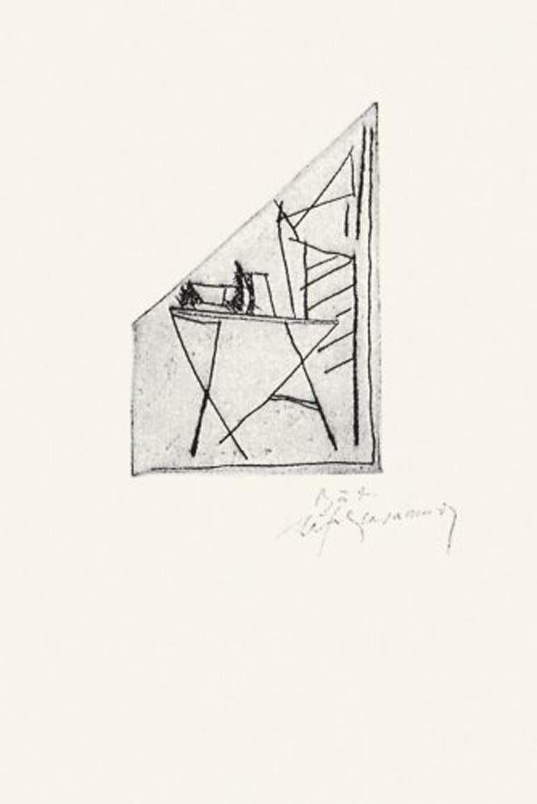 Albert Rafols Casamada - Jardí-2, Limited Edition Drypoint Print by ...