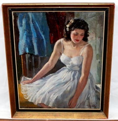 Bailarina - Óleo sobre tela